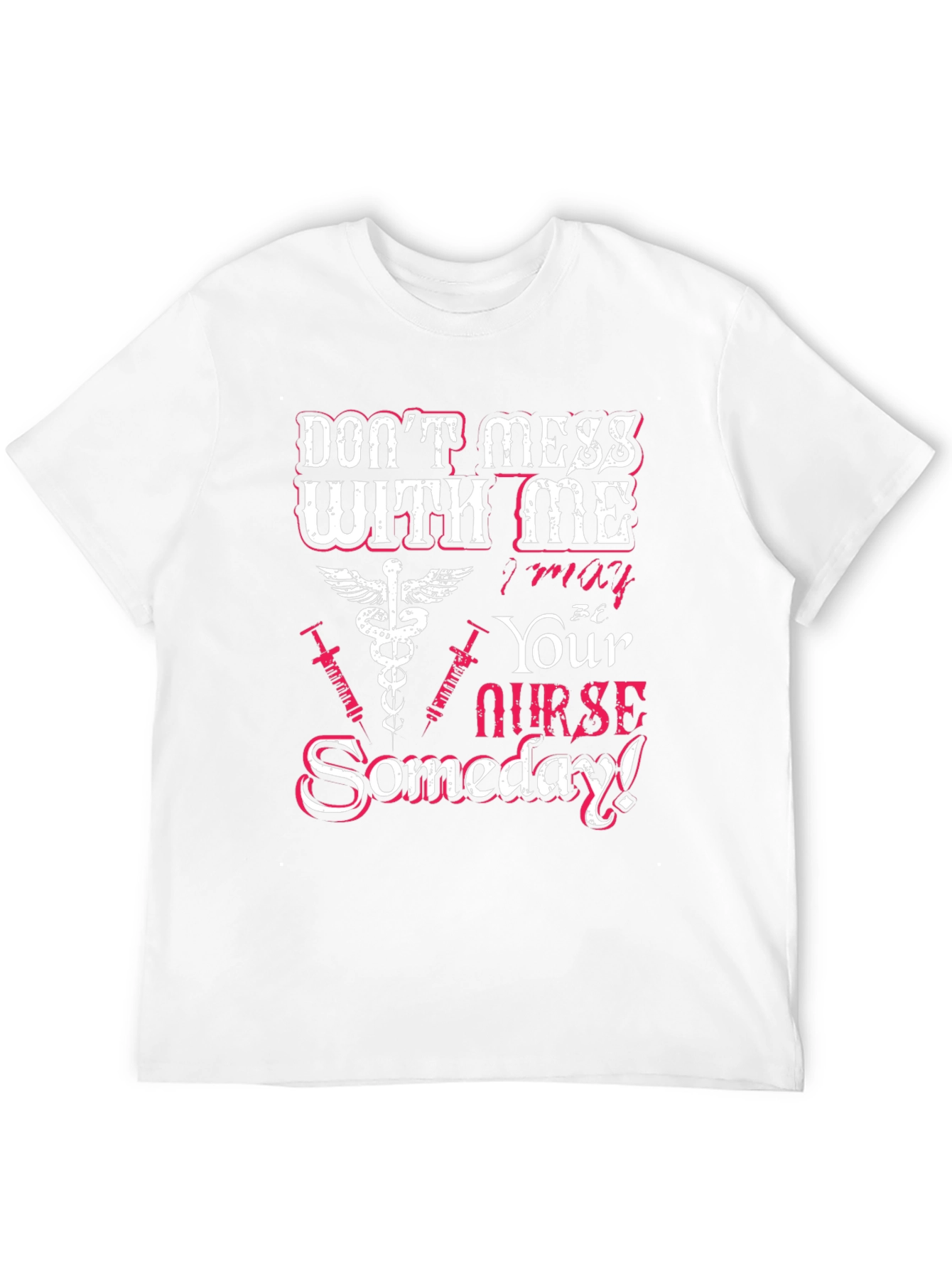 Black Don't Mess With Me Nurse T-Shirt view 12