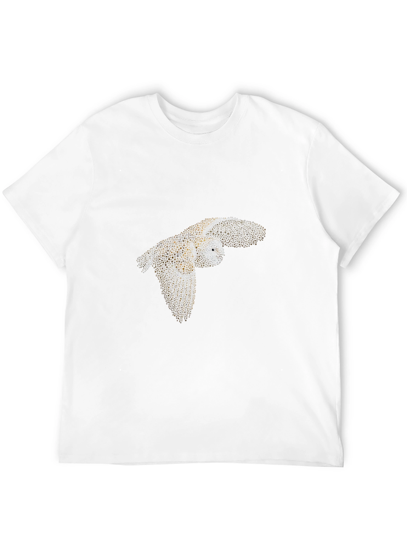 Black Owl Graphic Print Black T-Shirt view 12