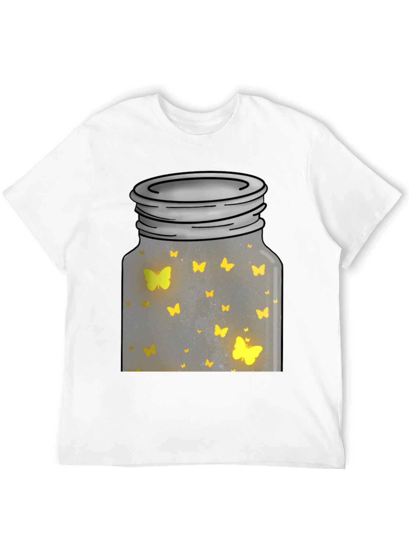 Black Butterfly Jar Graphic Tee view 12