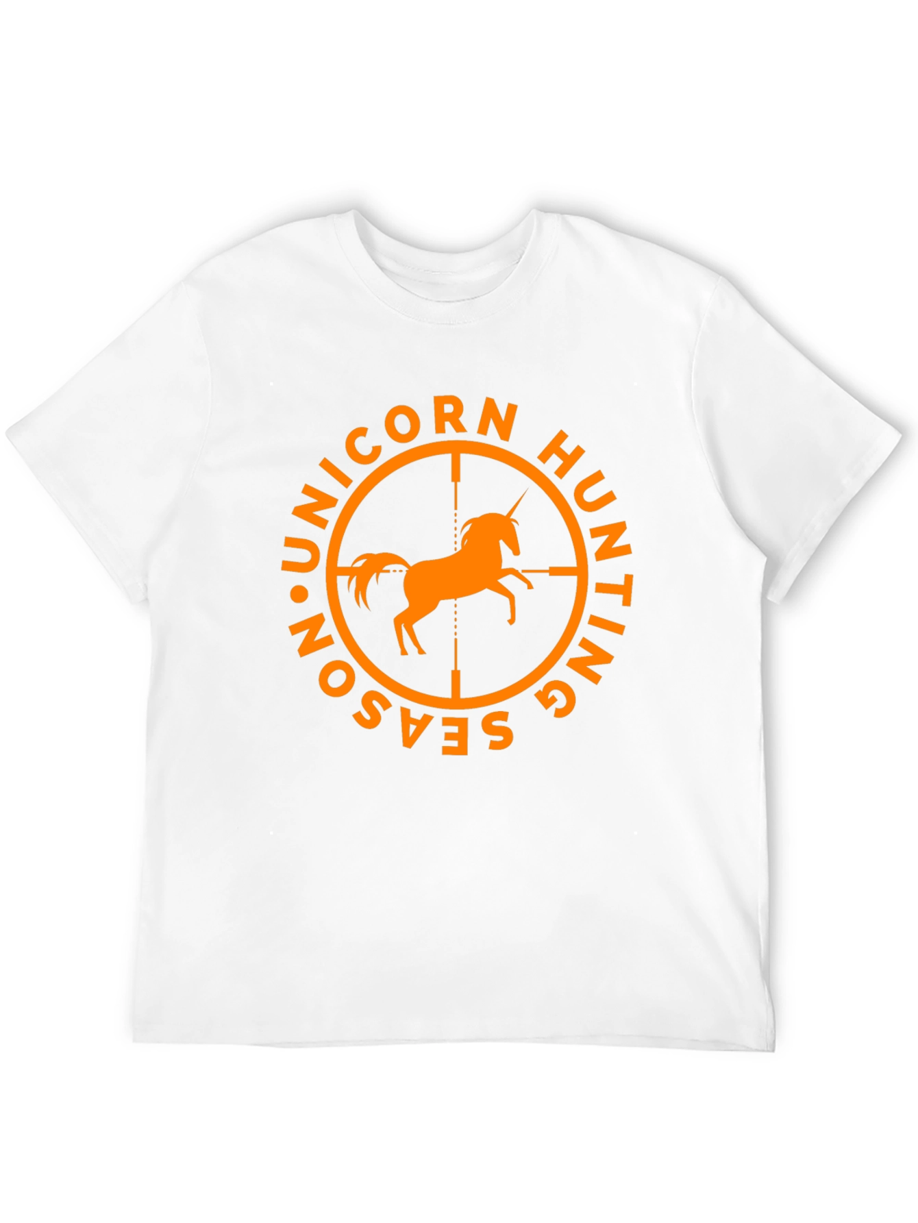 Black Unicorn Hunting Season Black T-Shirt view 12