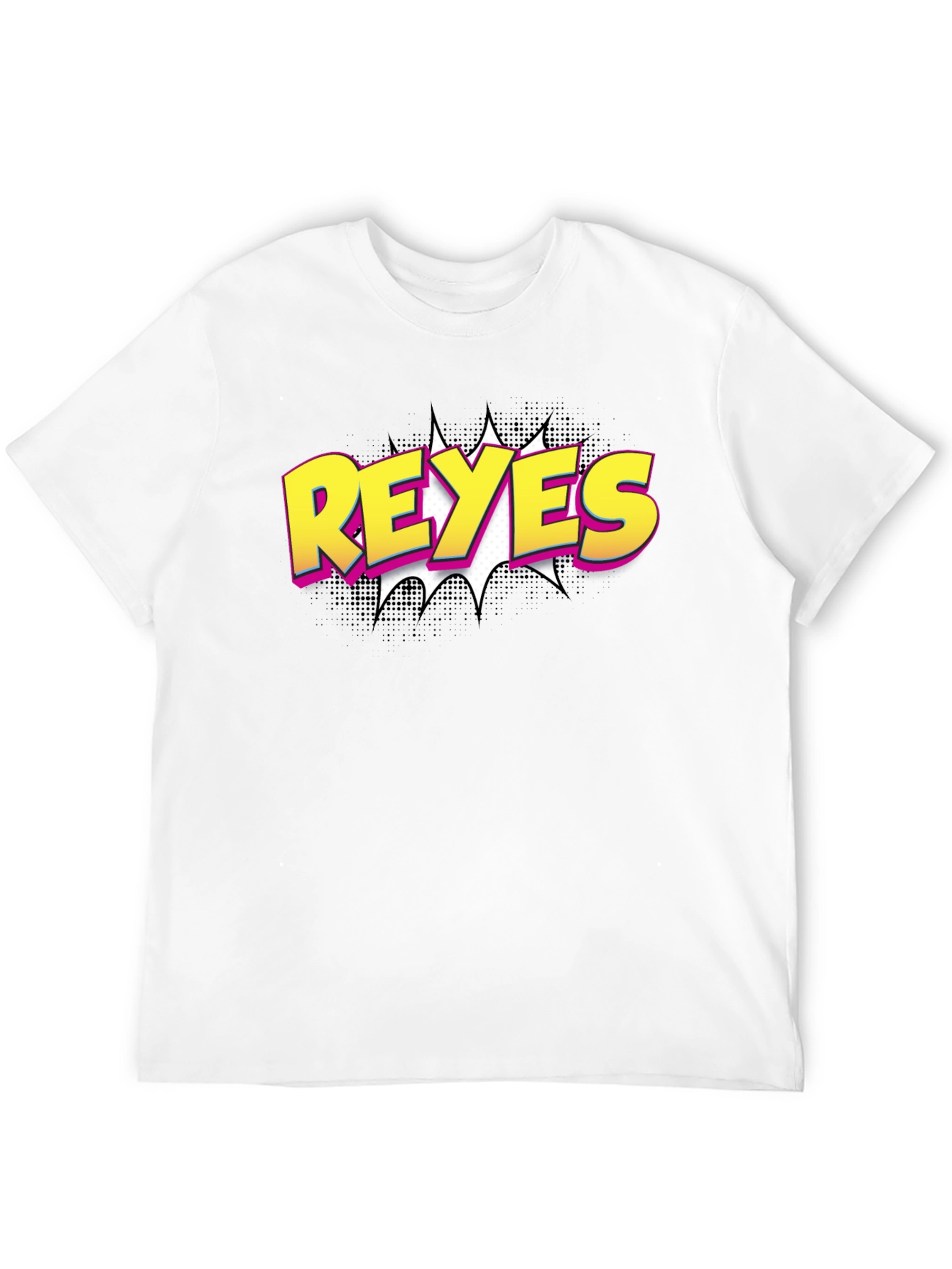 Reyes Comic Style Black T-Shirt - 12