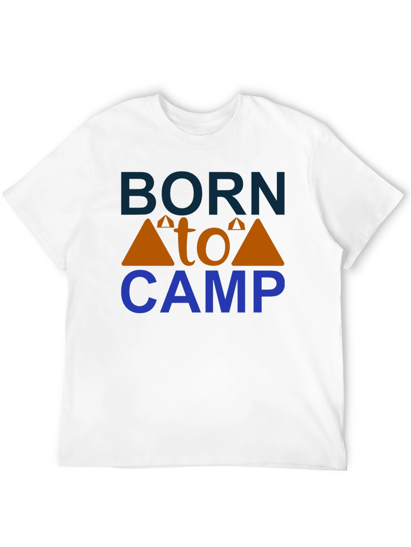 Black Born to Camp Graphic Tee view 12