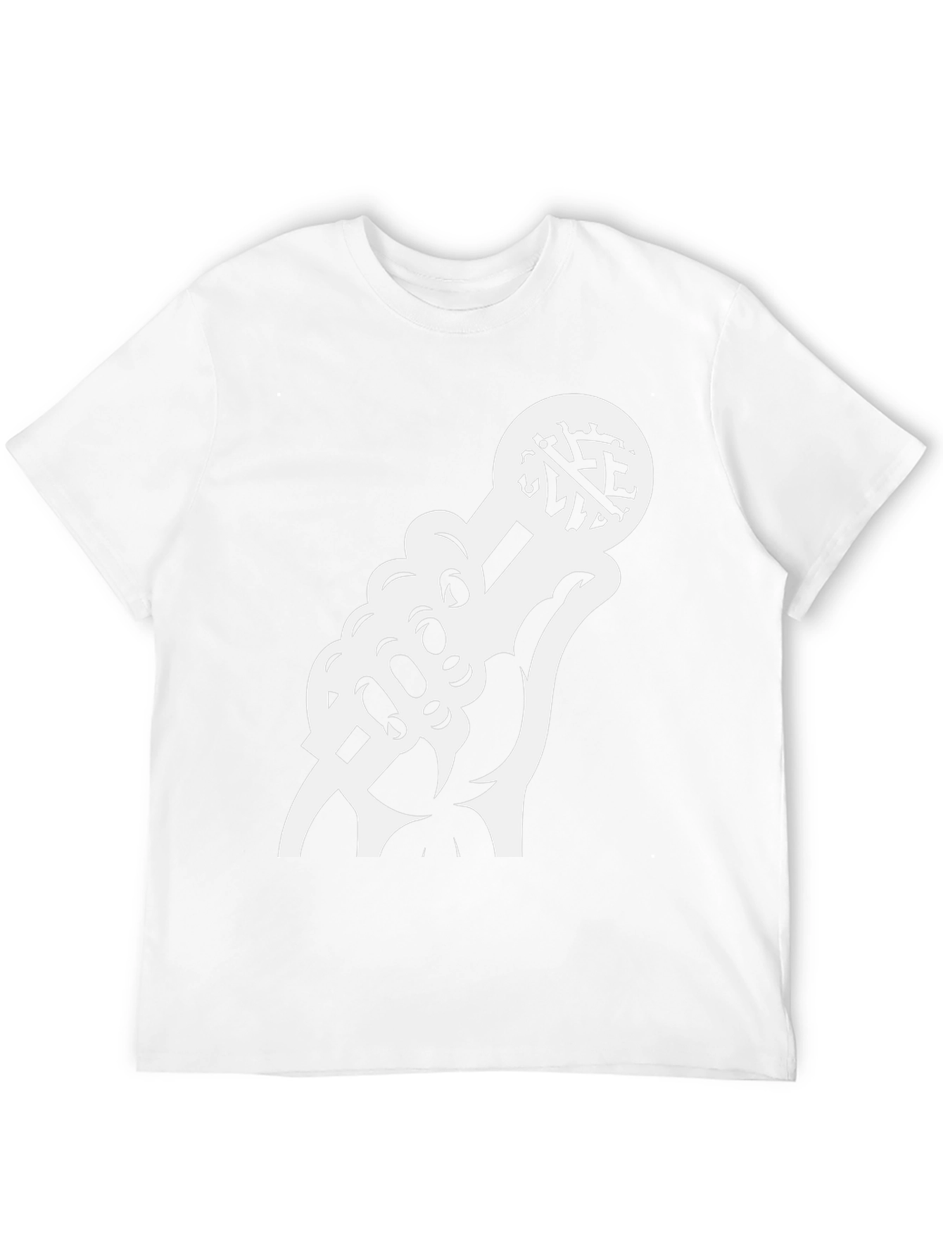 Black Mic Drop Tee: Classic Black Graphic T-Shirt view 12