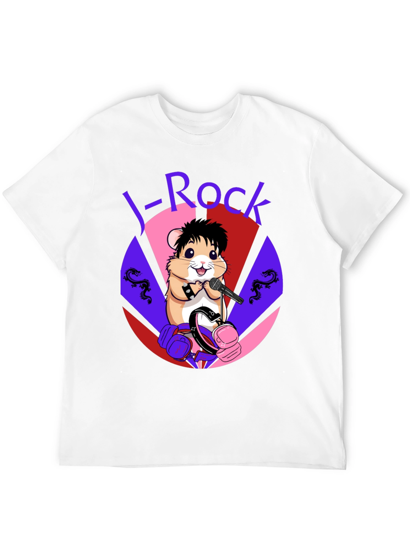 Black J-Rock Hamster Graphic Tee - Black view 12