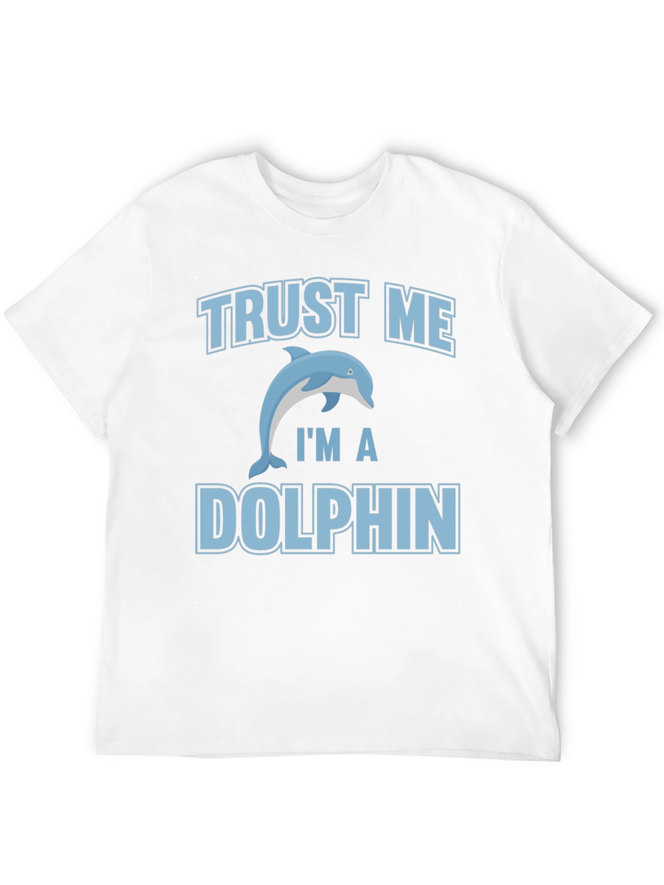 Black Trust Me I'm a Dolphin Graphic Tee view 12