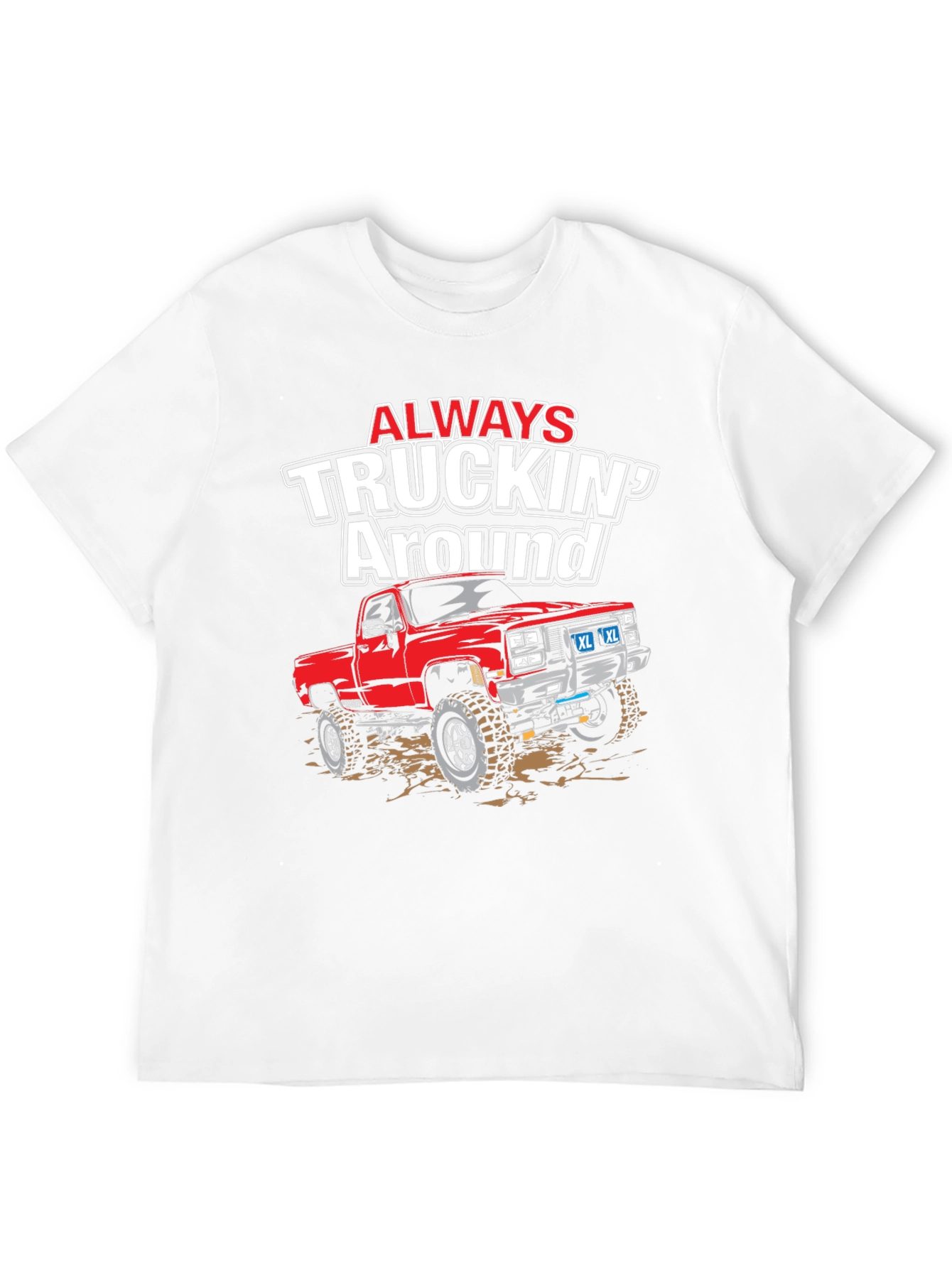 Black Always Truckin' Around Graphic T-Shirt view 12