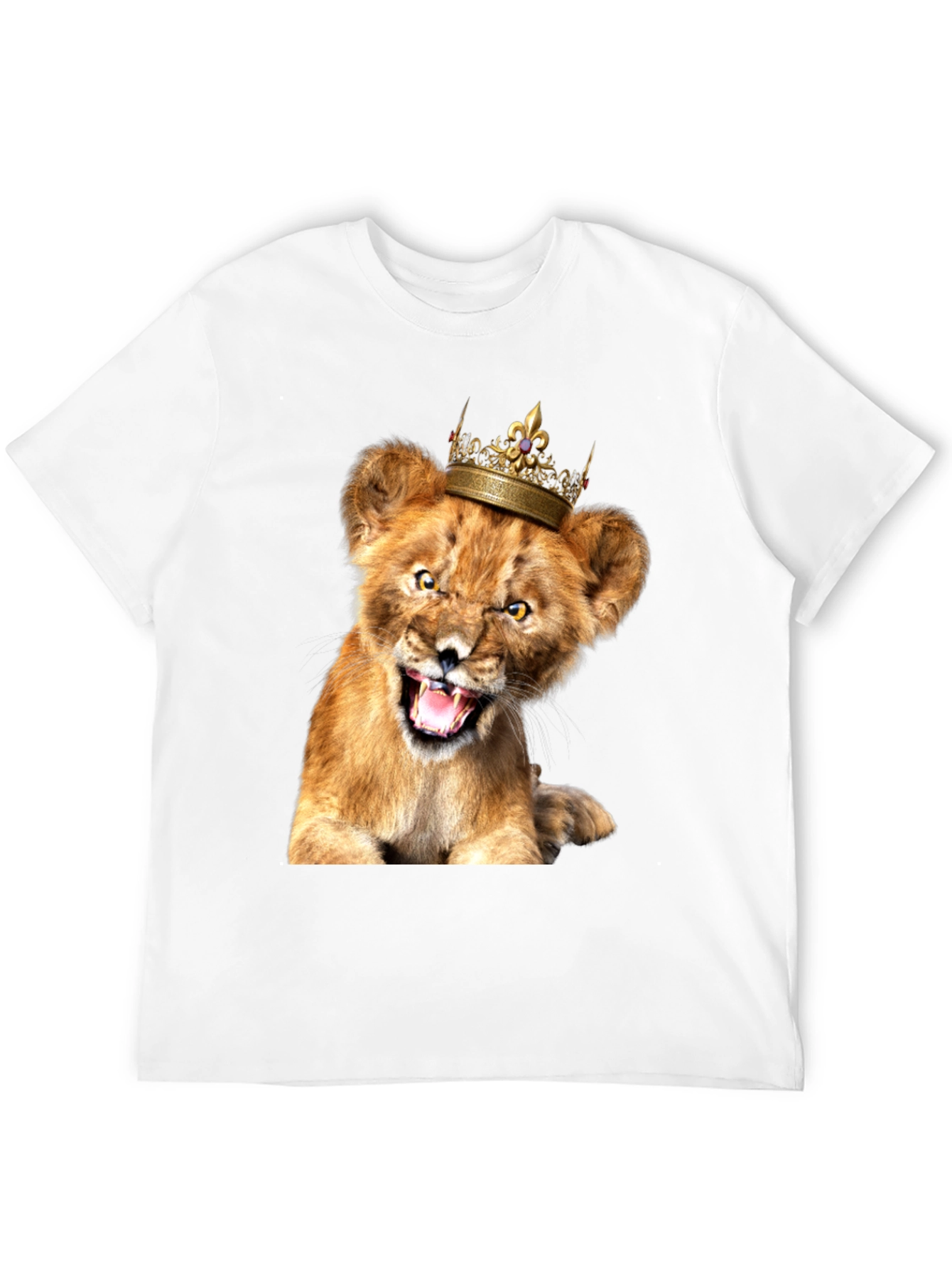 Black Lion Cub King T-Shirt - Fierce & Fun! view 12