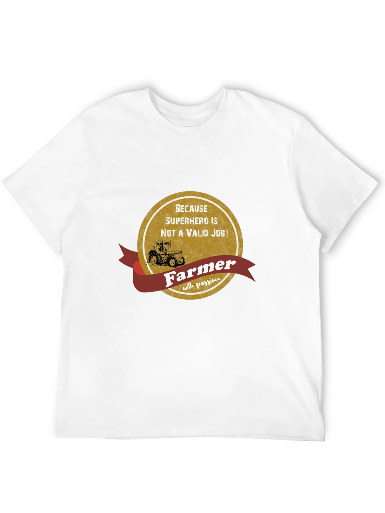 Black Farmer T-Shirt - Because Superhero Is Not a Valid Job! view 12