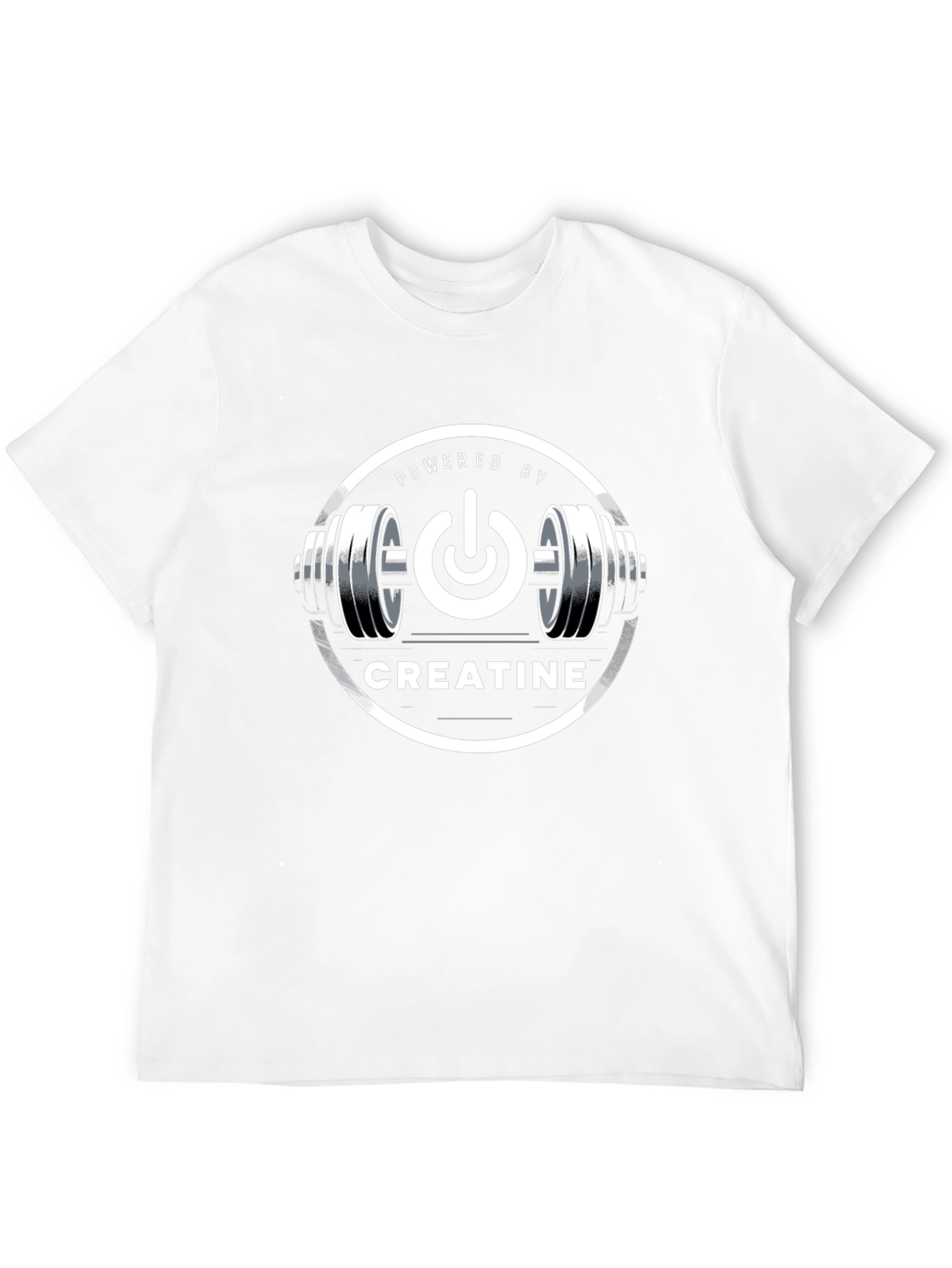 Black Powered by Creatine Black T-Shirt view 12