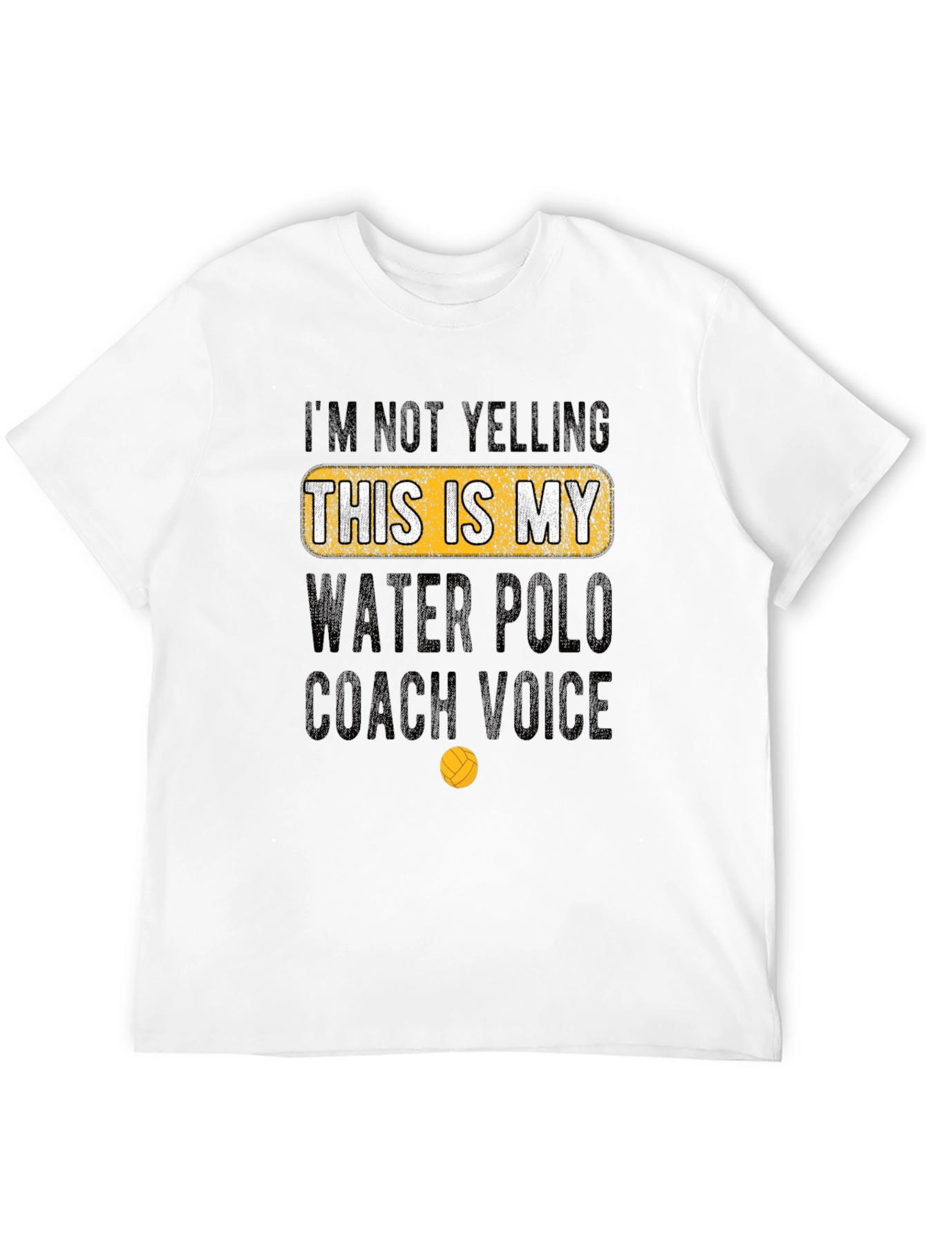 Black Water Polo Coach Novelty T-Shirt view 12