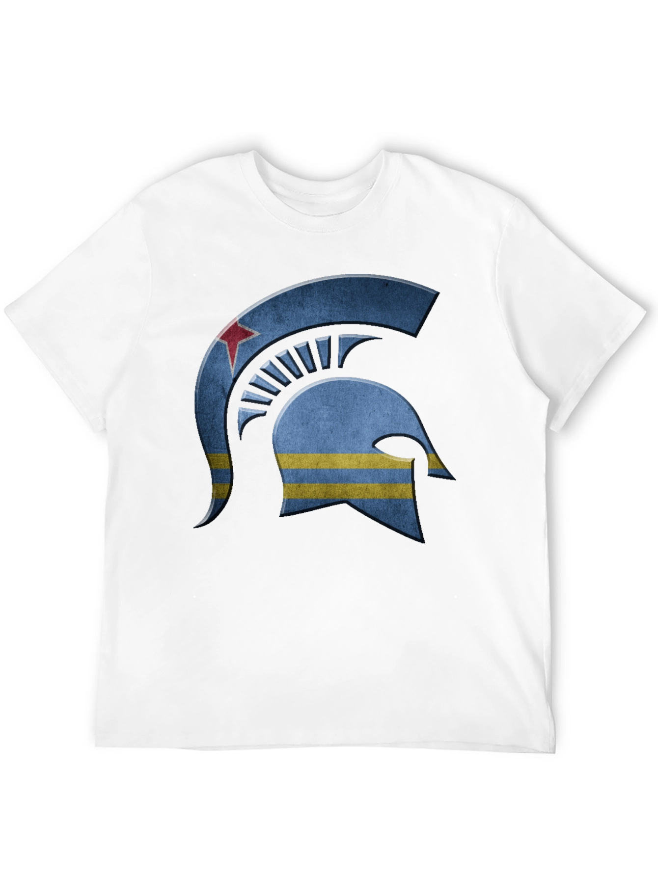 Black Aruba Spartan Helmet T-Shirt - Stylish & Unique Design view 12