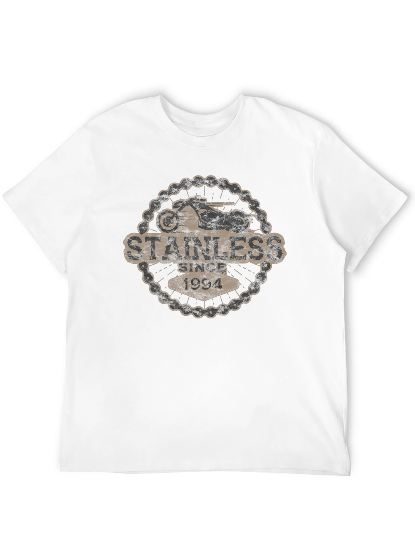 Black Stainless Since 1994 Motorcycle T-Shirt view 12