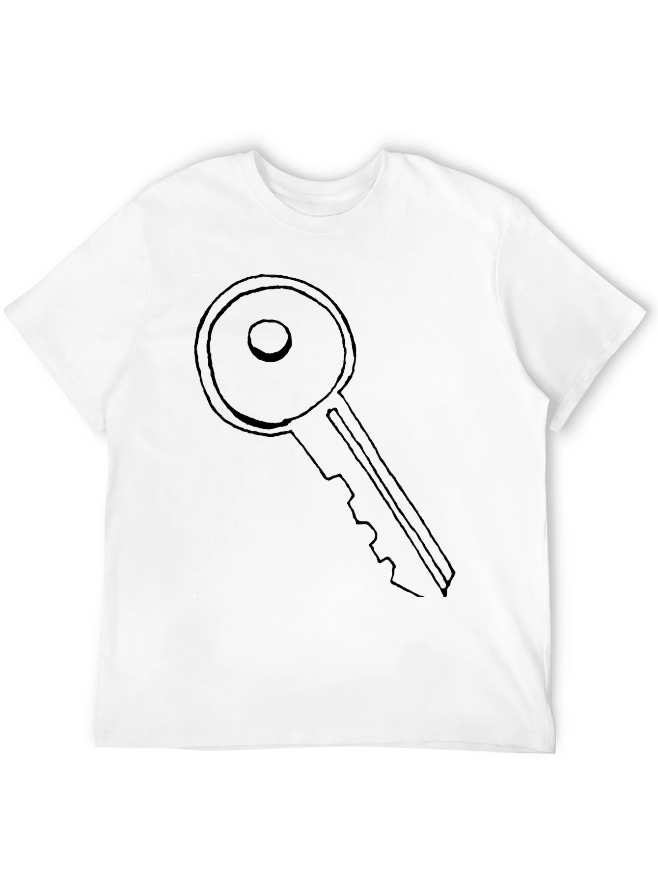 Black Key Graphic Tee - Unlock Your Style! view 12