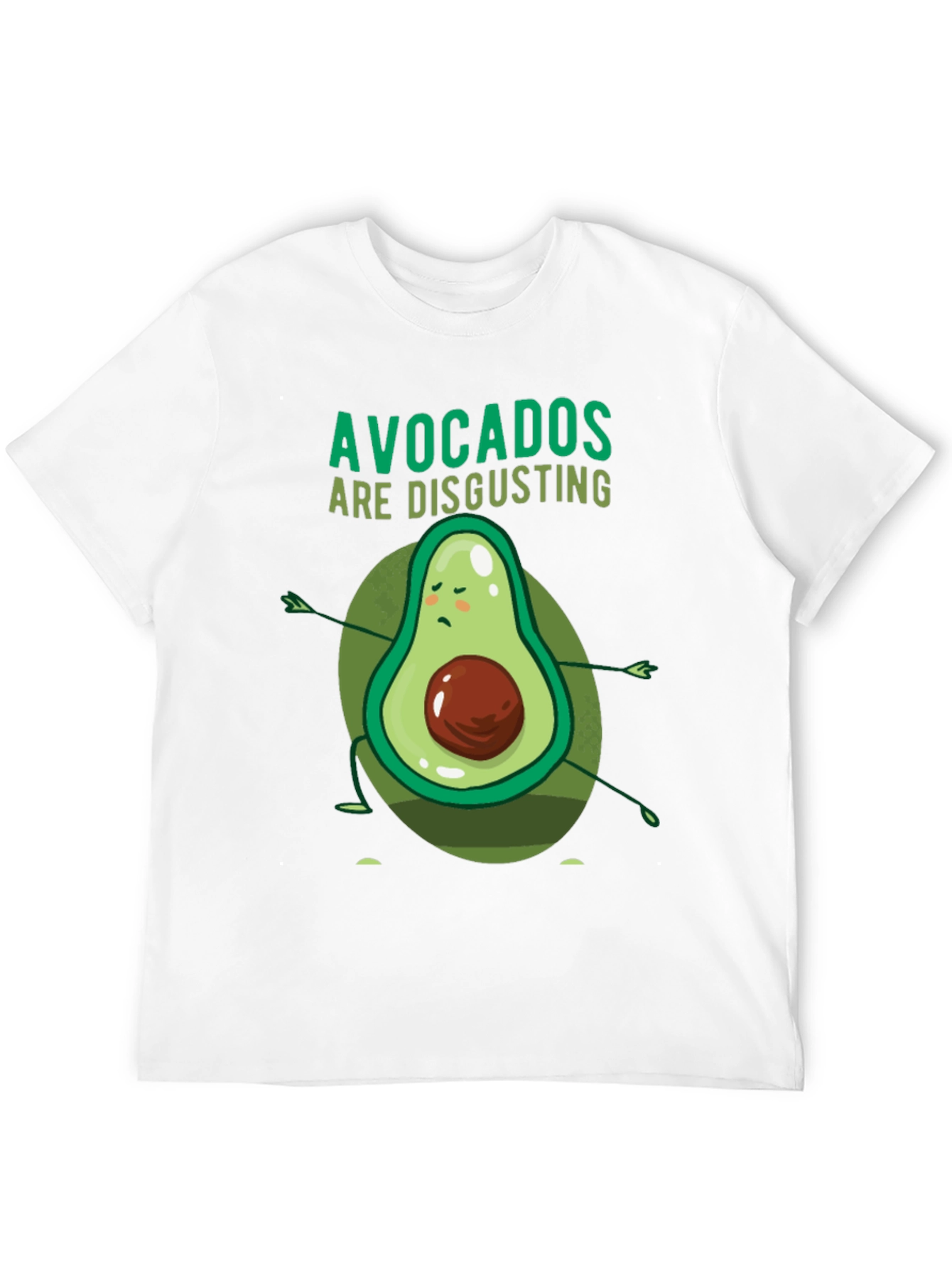 Black Avocados Are Disgusting Funny T-Shirt view 12