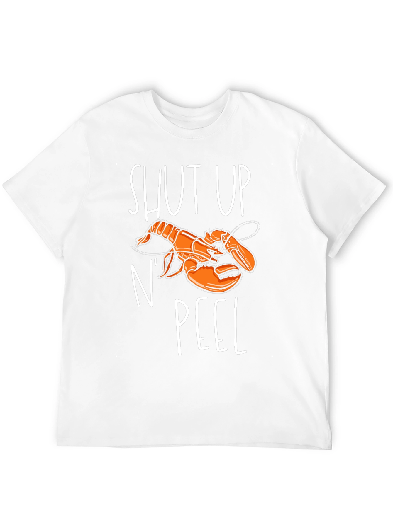 Black Shut Up N' Peel Lobster Graphic T-Shirt view 12