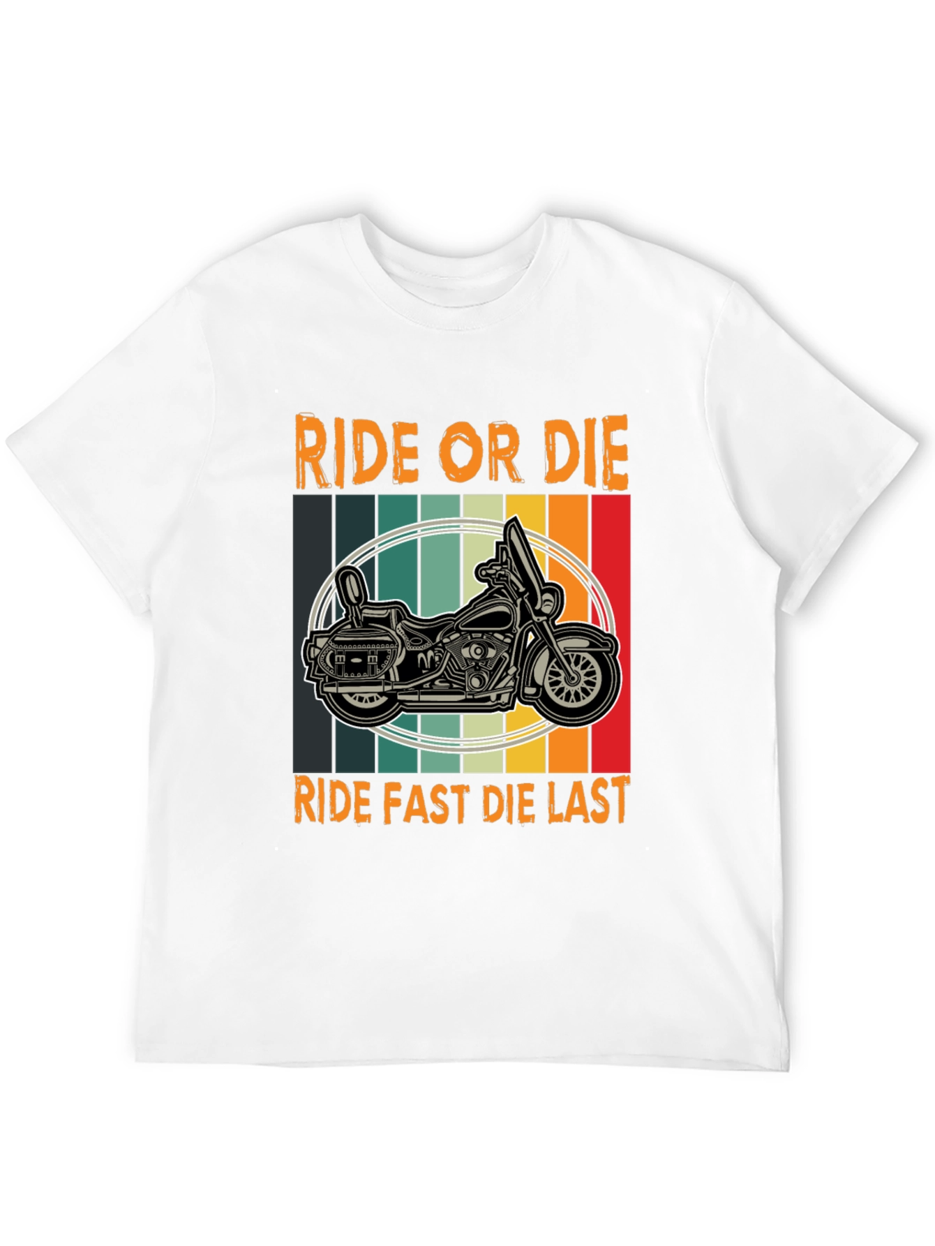 Black Ride or Die Graphic Tee - Biker Motorcycle T-Shirt view 12