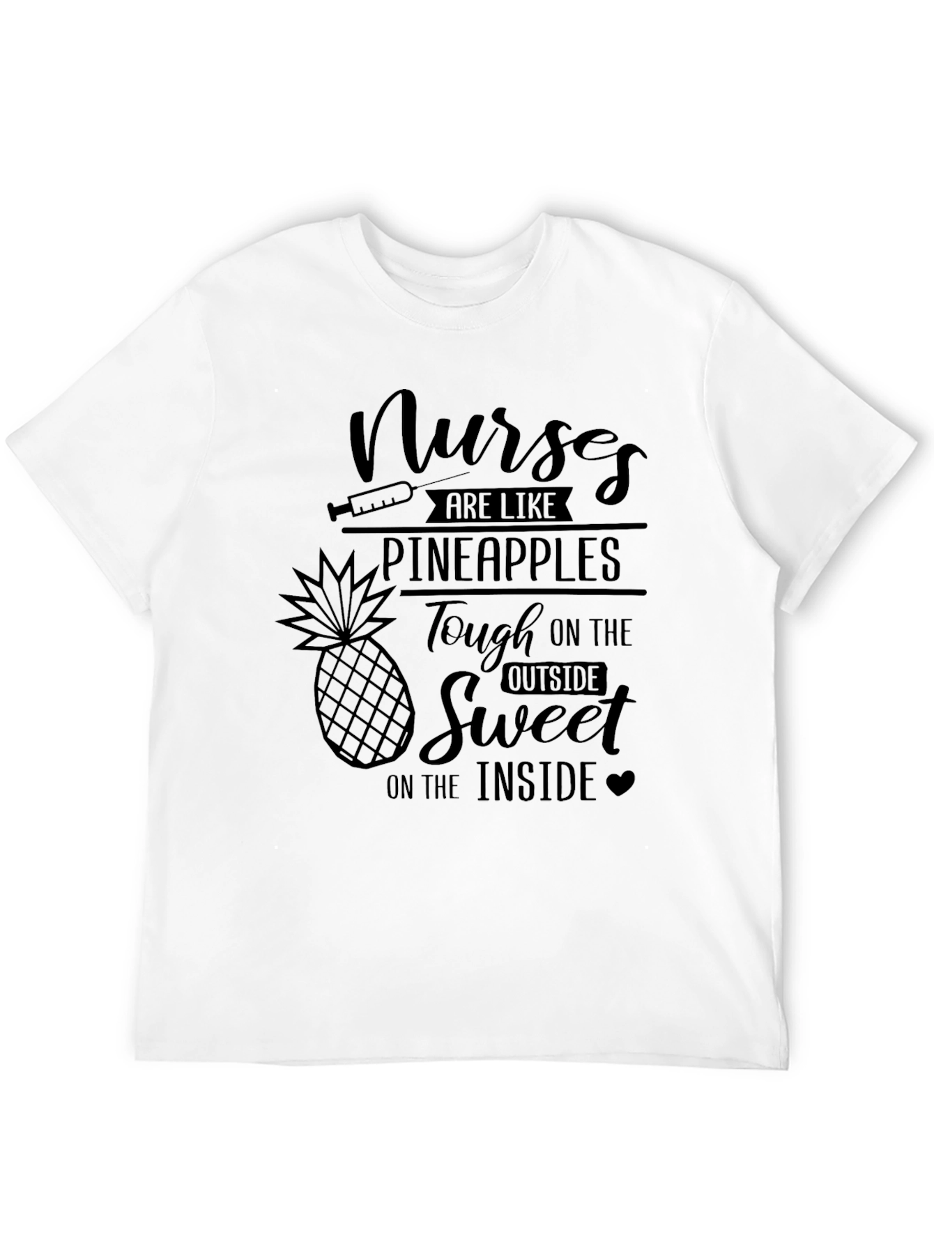 Black Nurses Are Like Pineapples Graphic Tee view 12