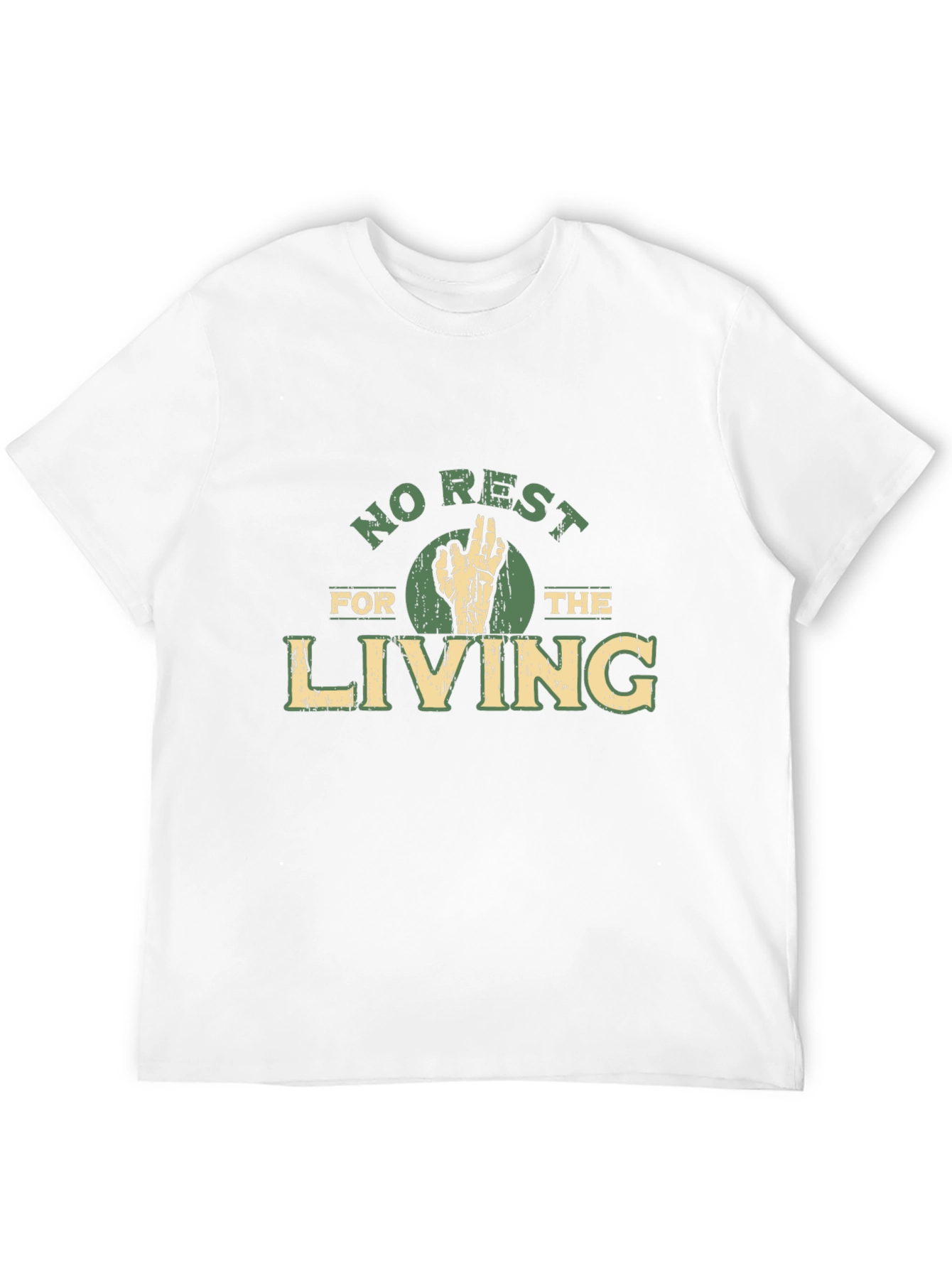 Black No Rest For The Living Graphic T-Shirt view 12