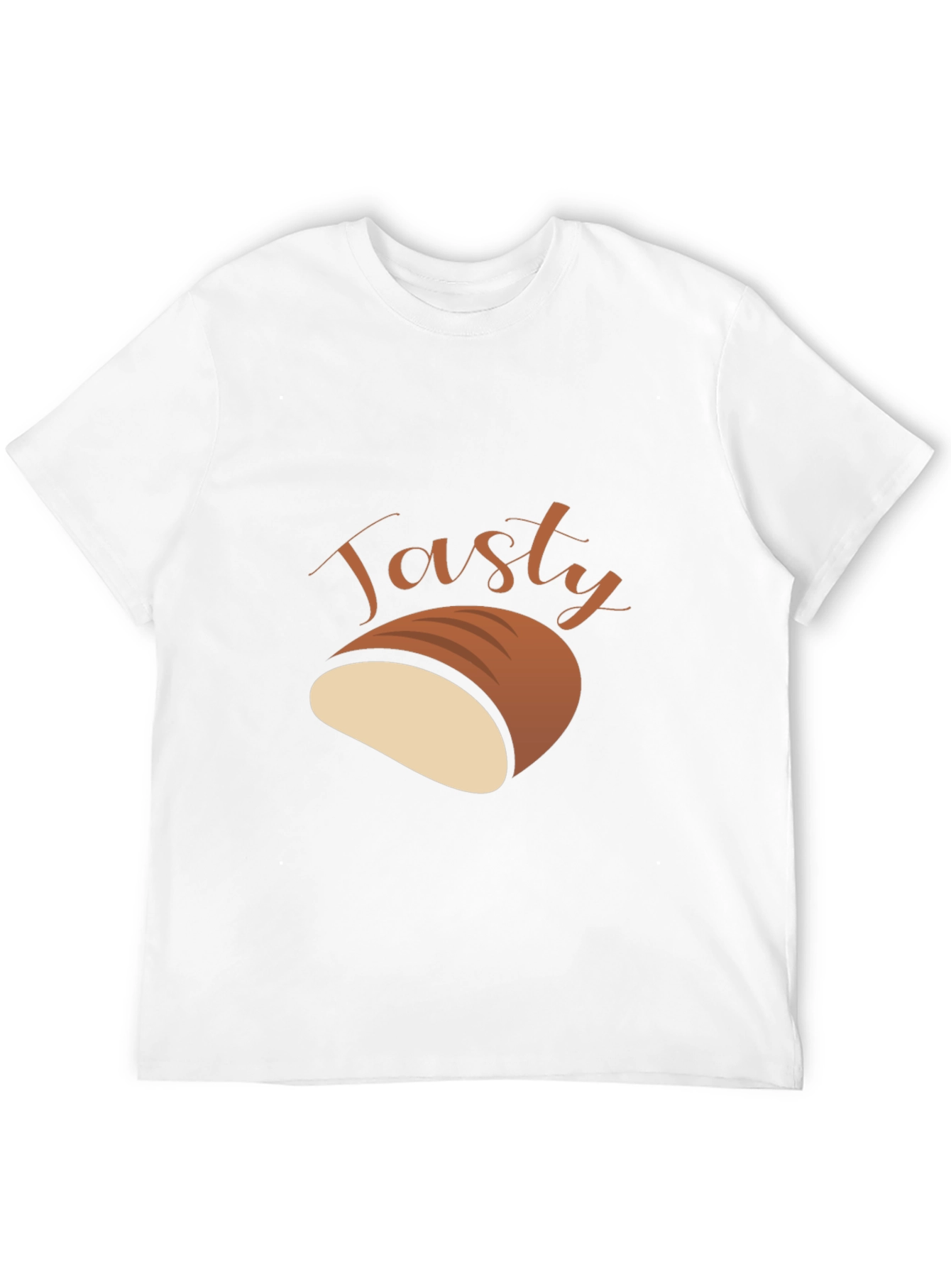 Black Tasty Bread Graphic T-Shirt - Unisex Casual Tee view 12