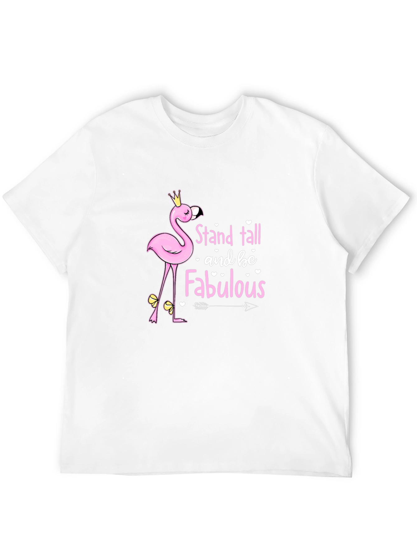 Black Stand Tall Flamingo Graphic Tee view 12