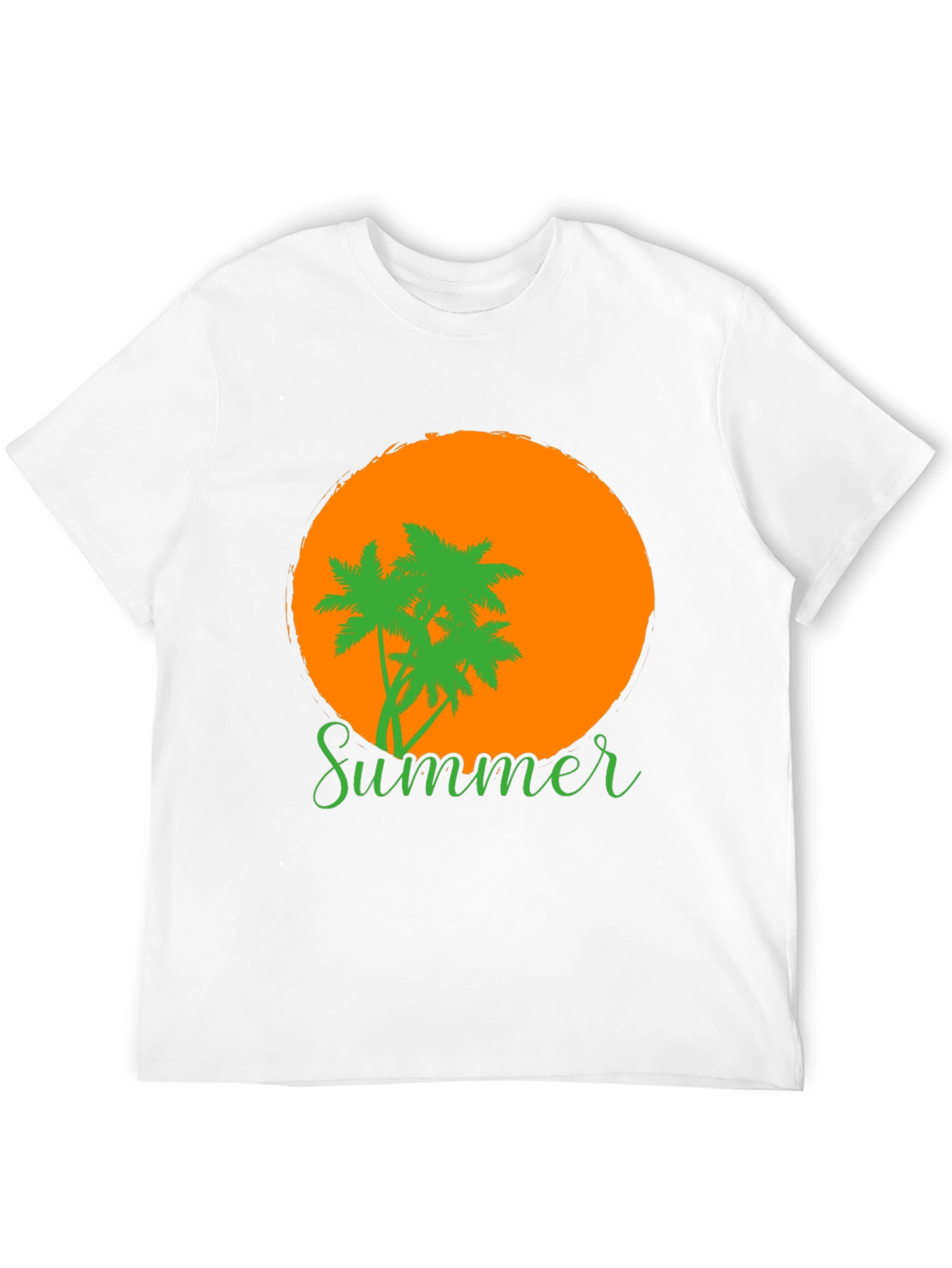 Black Summer Vibes T-Shirt: Palm Trees & Sunset Graphic Tee view 12