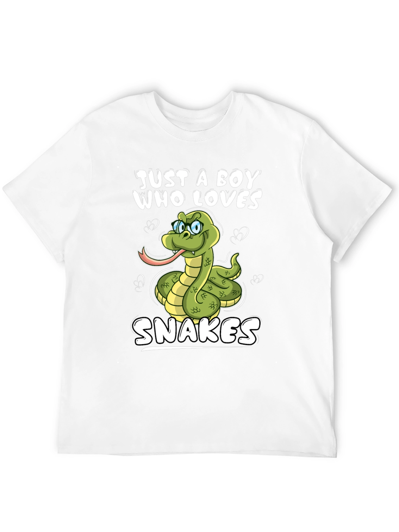 Black Boy Who Loves Snakes Graphic T-Shirt view 12