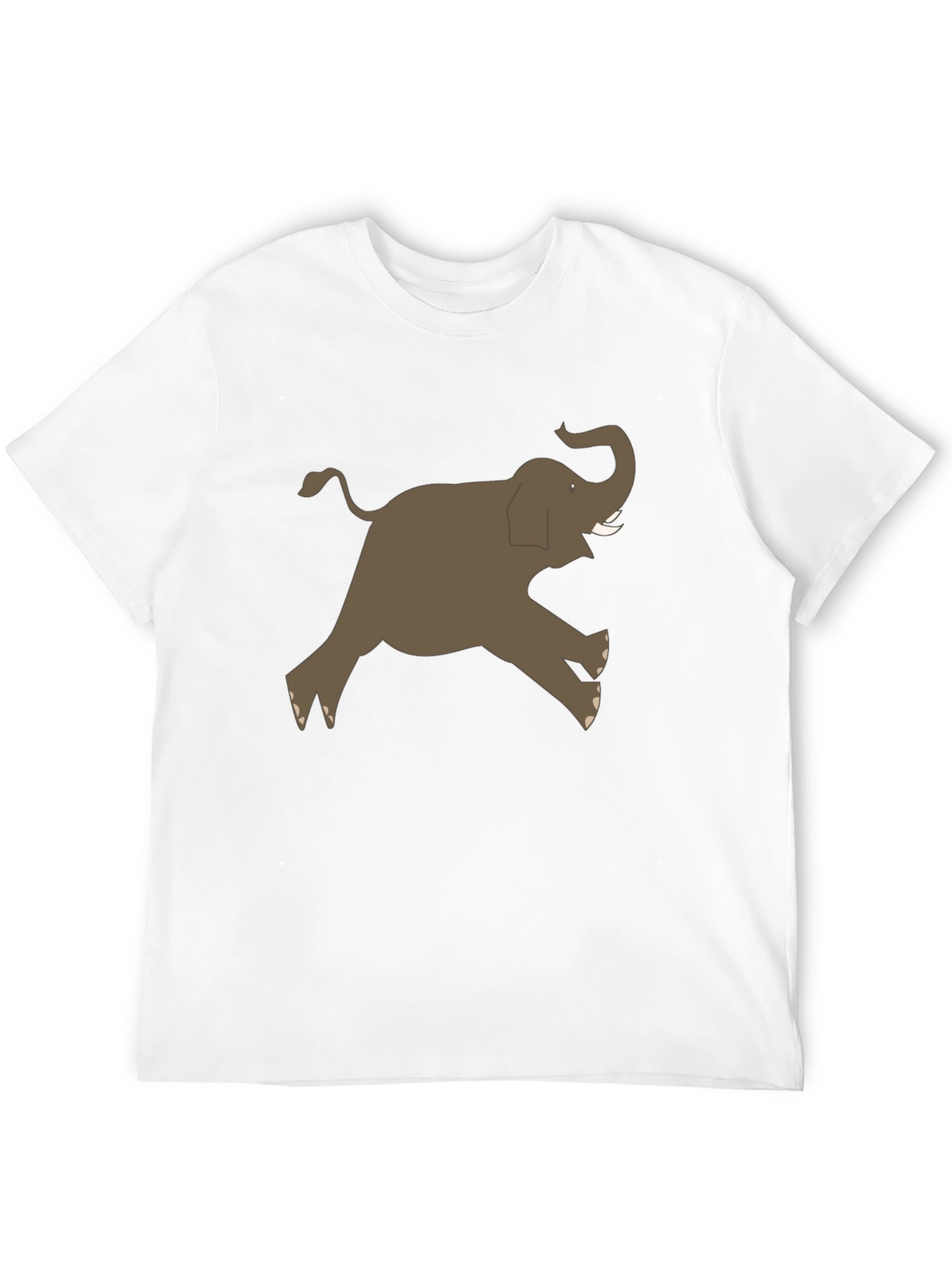 Black Elephant Graphic Tee - Men's Black T-Shirt view 12