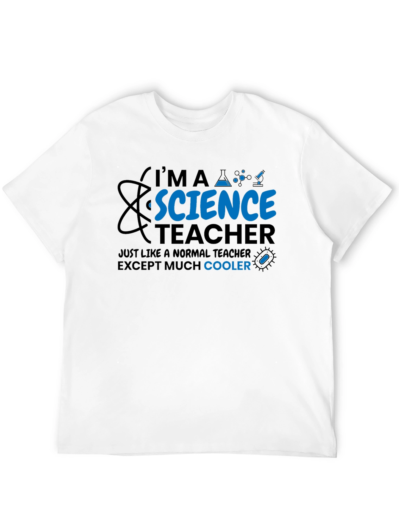 Black Science Teacher Cool T-Shirt view 12