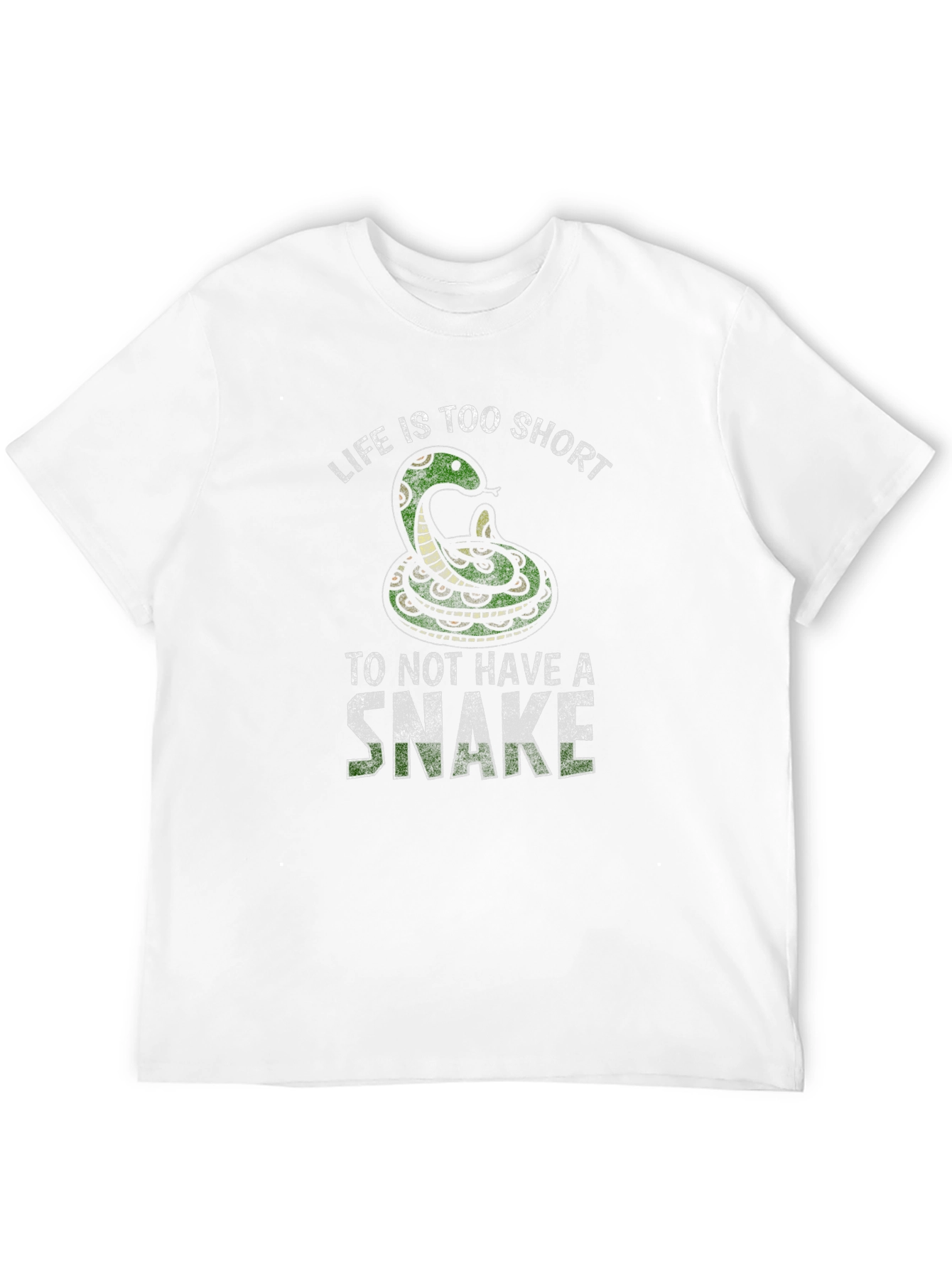 Black Life is Too Short Snake Graphic Tee view 12