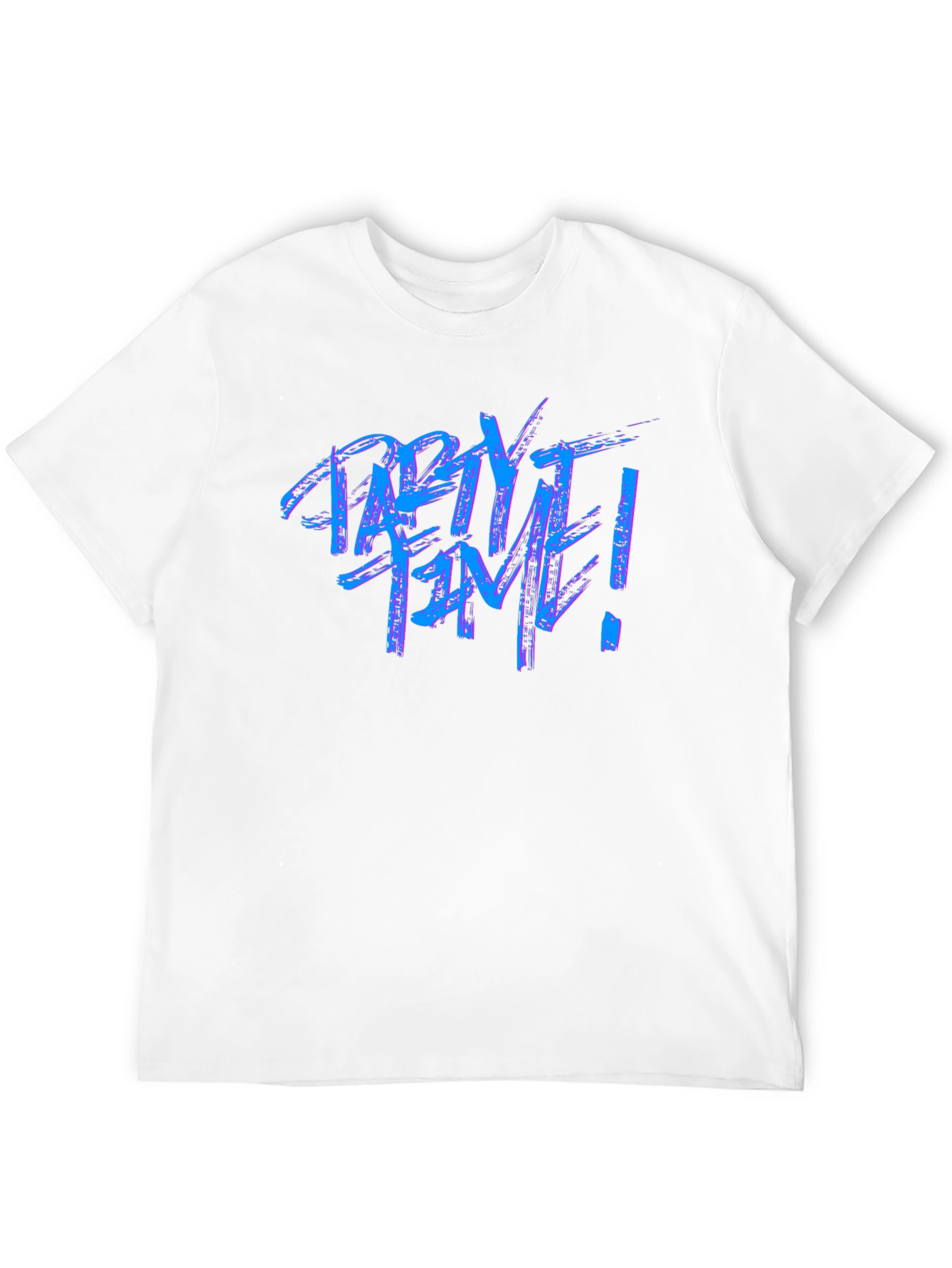 Black Party Time Graphic Tee - Black Crew Neck view 12