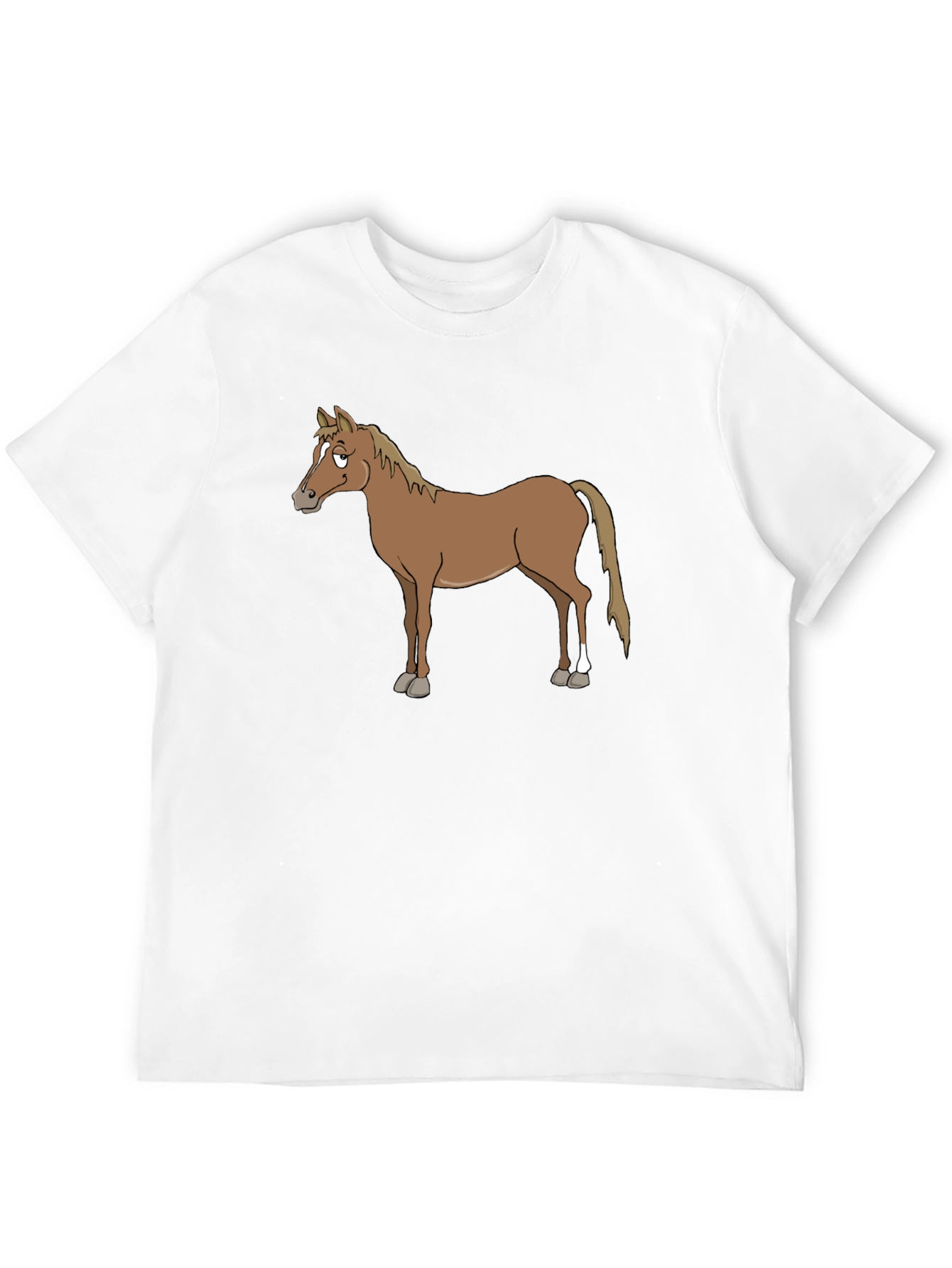 Black Horse Graphic T-Shirt - Casual Black Tee view 12