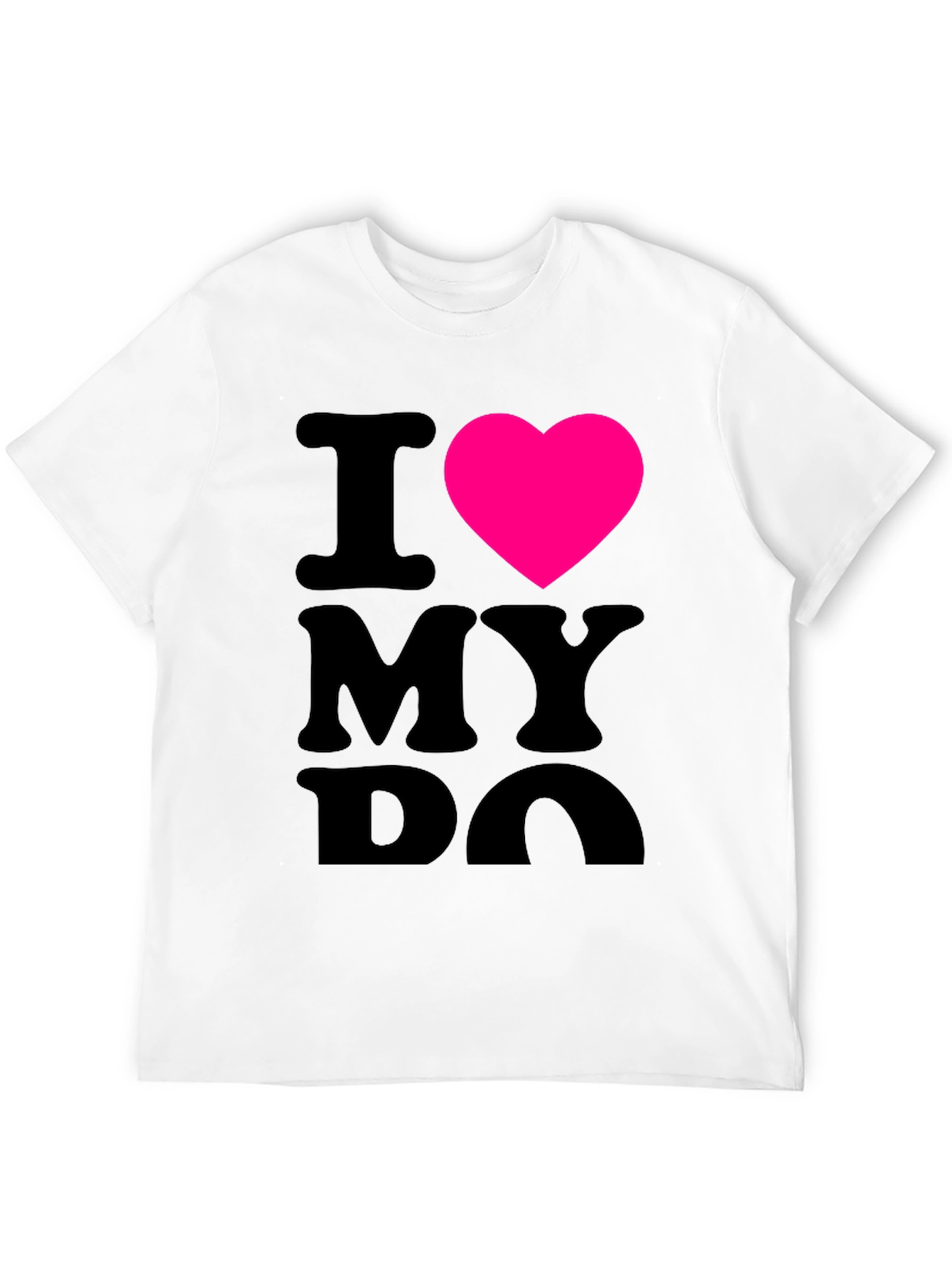 Black I Heart My Dog Black T-Shirt view 12