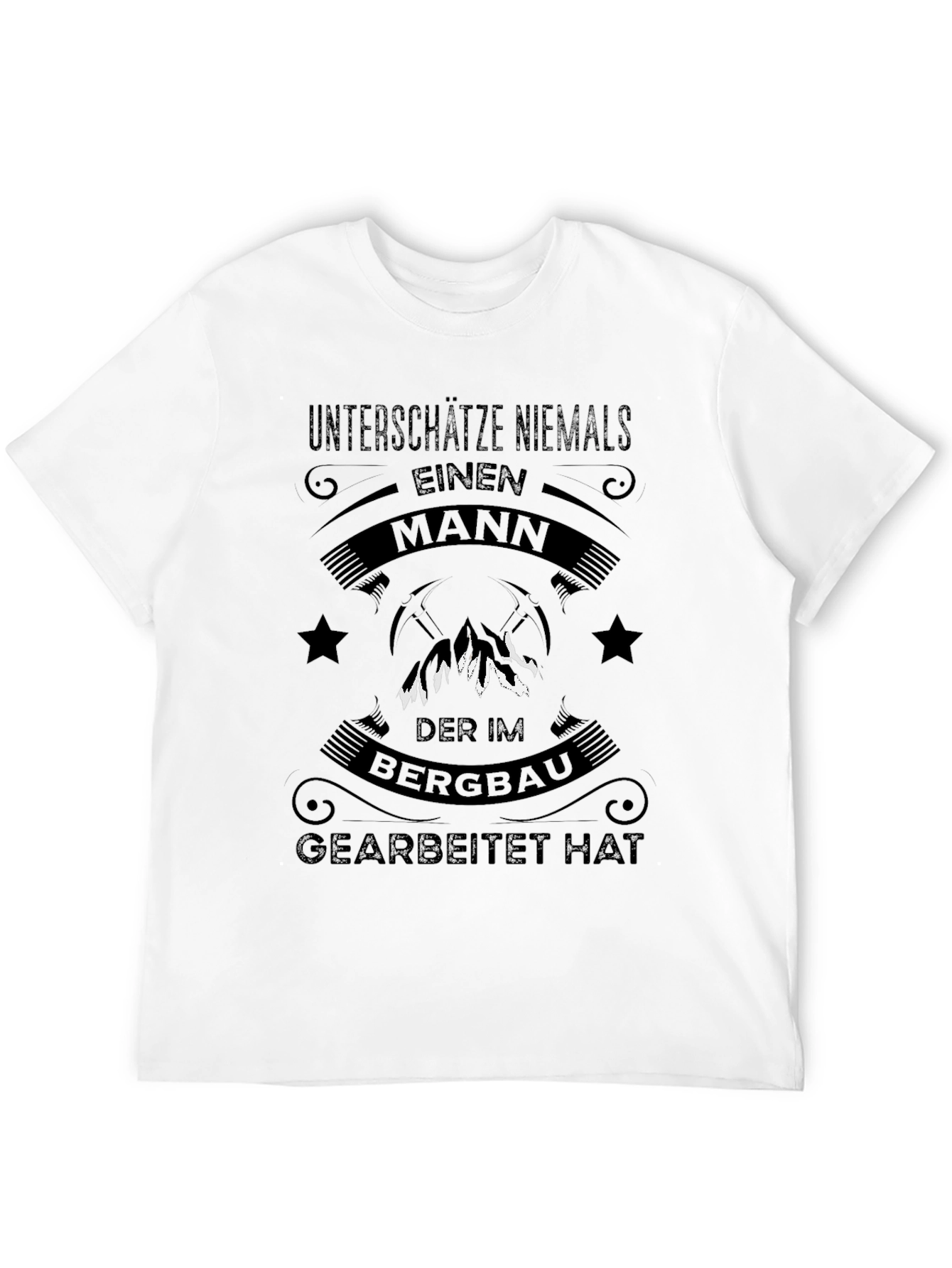 Black Unterschätze Niemals T-Shirt view 12