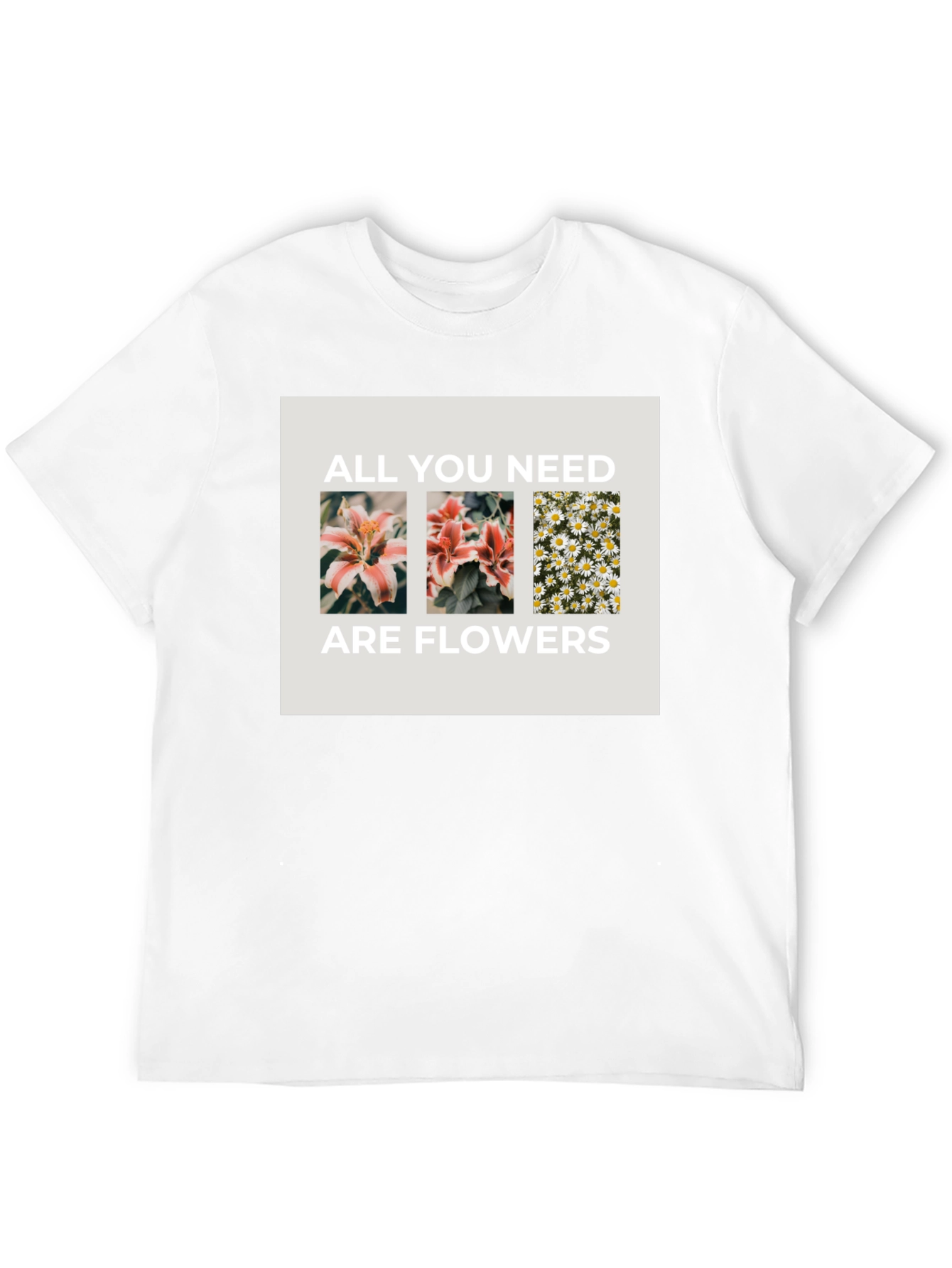 Black Floral Graphic Tee - All You Need Are Flowers view 12