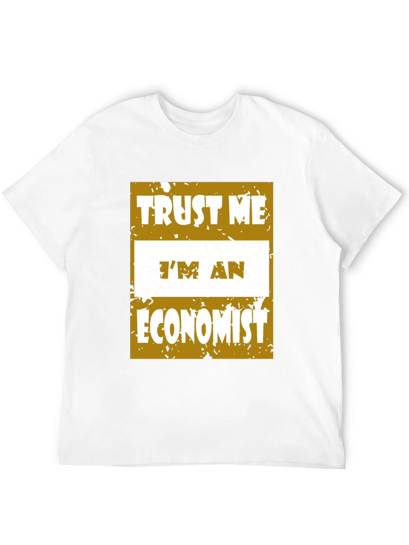 Black Trust Me I'm An Economist T-Shirt view 12