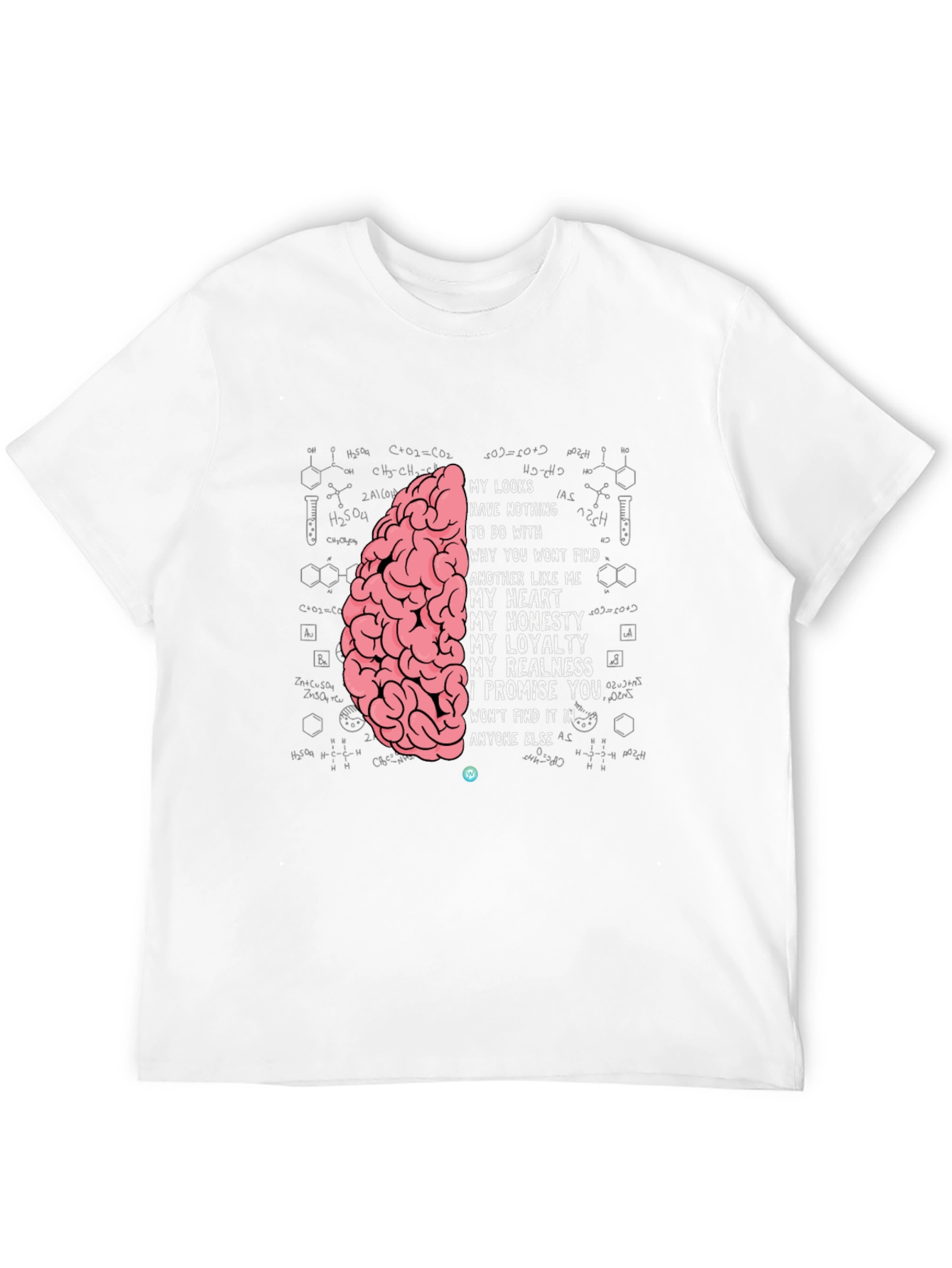Black Brainy T-Shirt - My Looks Have Nothing view 12