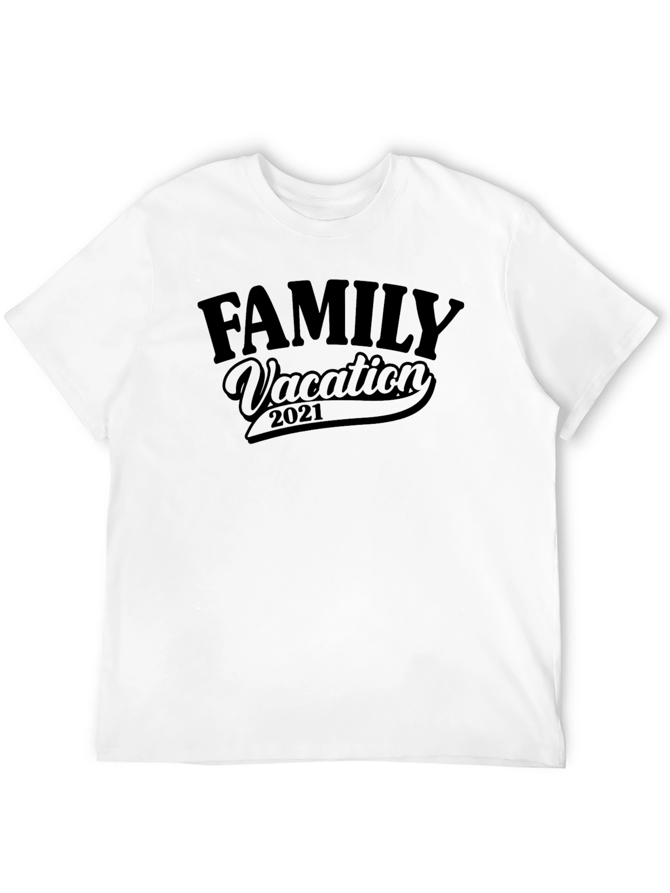 Black Family Vacation 2021 Black T-Shirt view 12