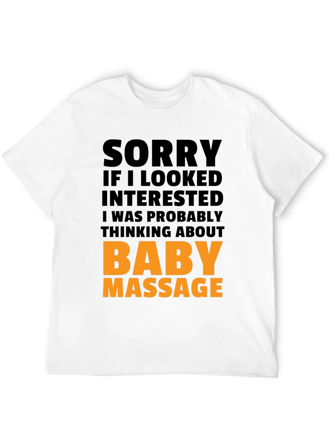 Black Baby Massage Funny Graphic T-Shirt view 12