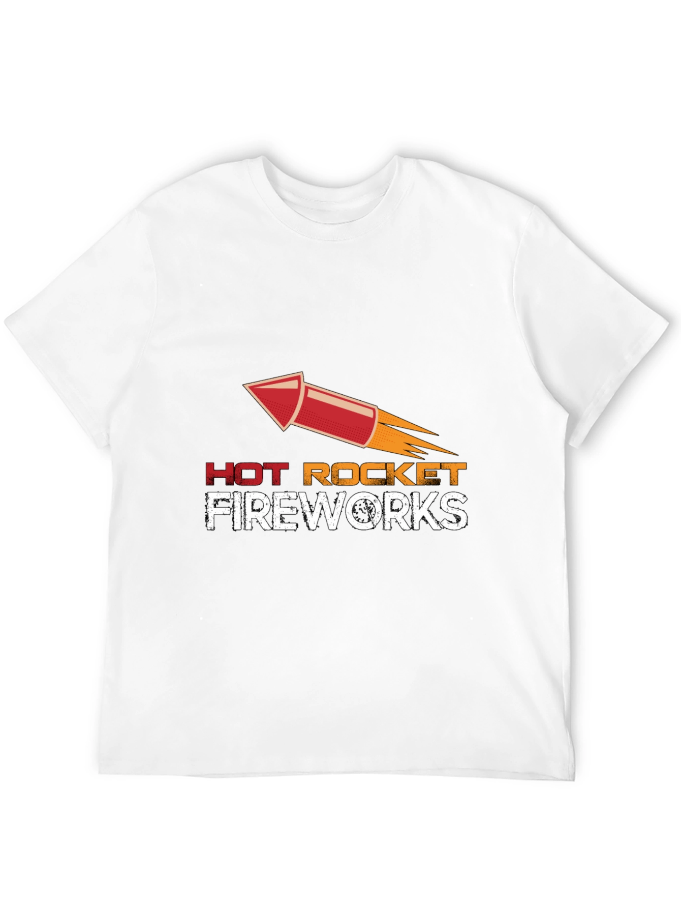 Black Hot Rocket Fireworks T-Shirt view 12
