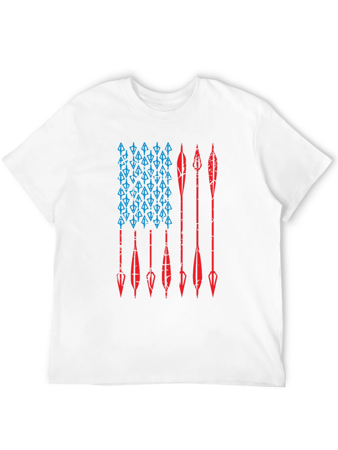 Black American Flag Arrow Graphic Tee - Hunting Pride view 12