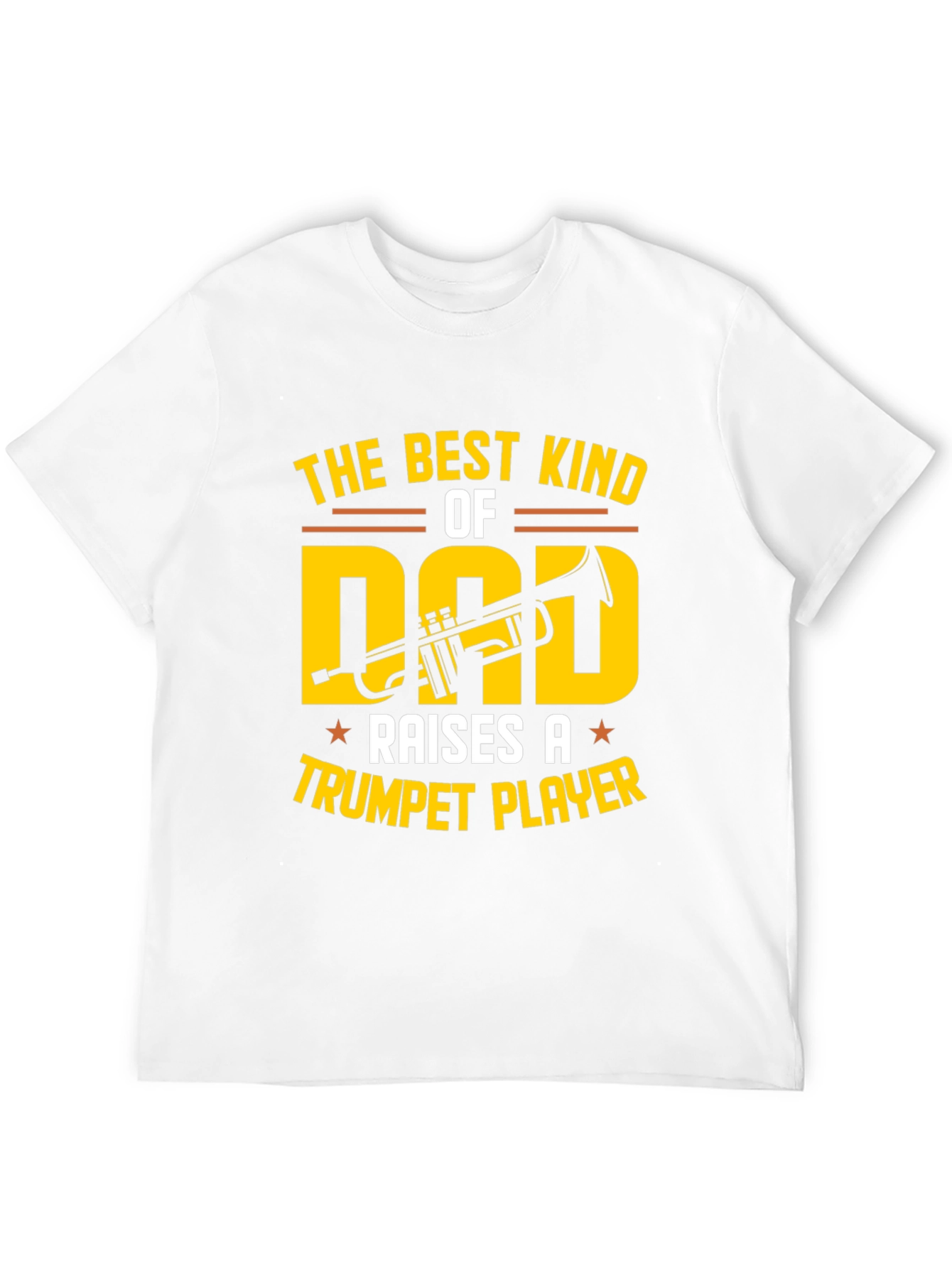 Black Best Kind of Dad Trumpet Player T-Shirt view 12