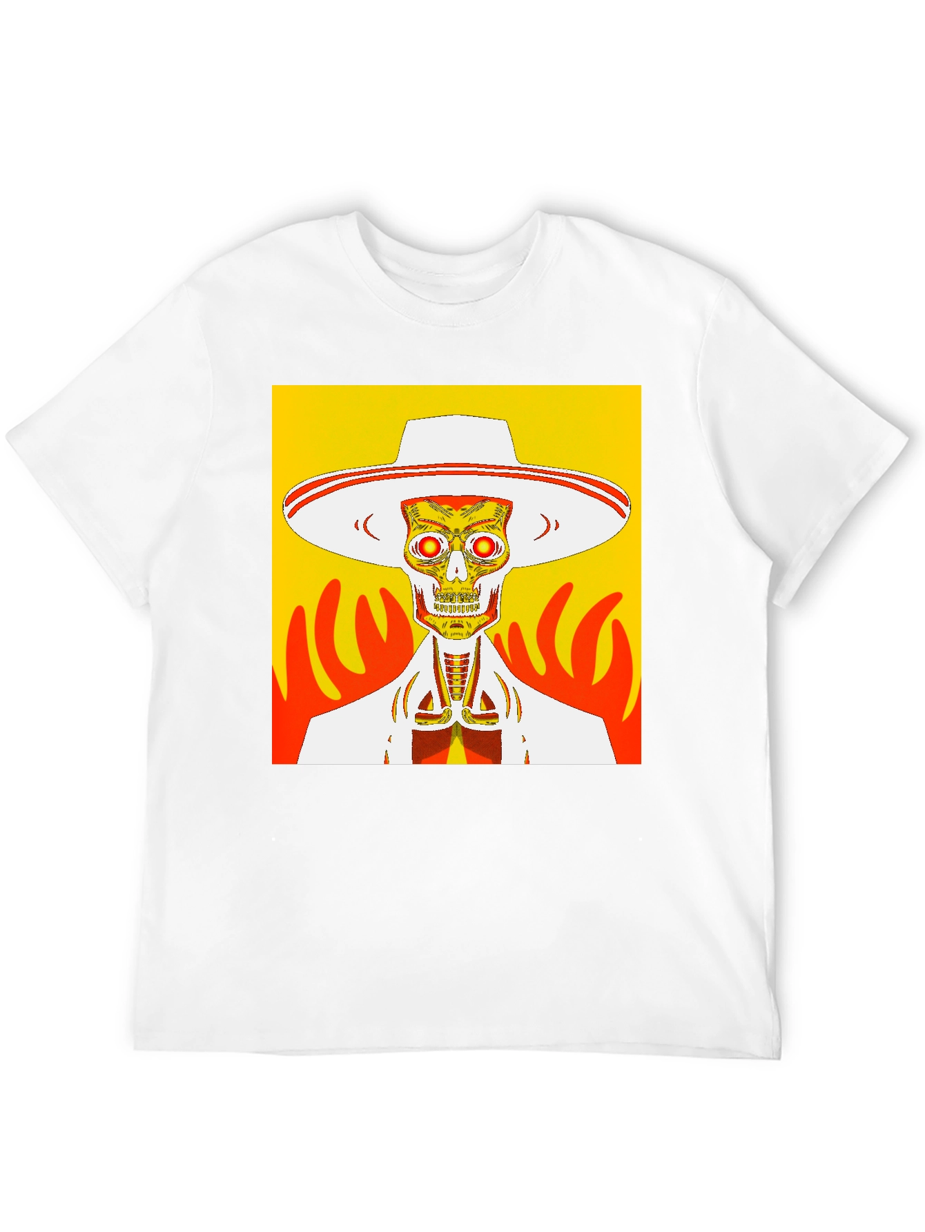 Black Skeleton Mariachi T-Shirt - Day of the Dead Style Tee view 12