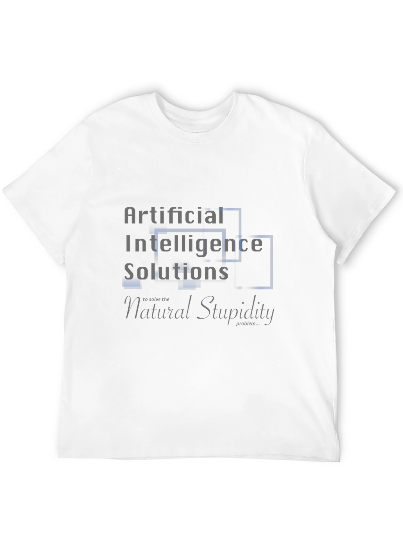 Black Artificial Intelligence Solutions T-Shirt view 12