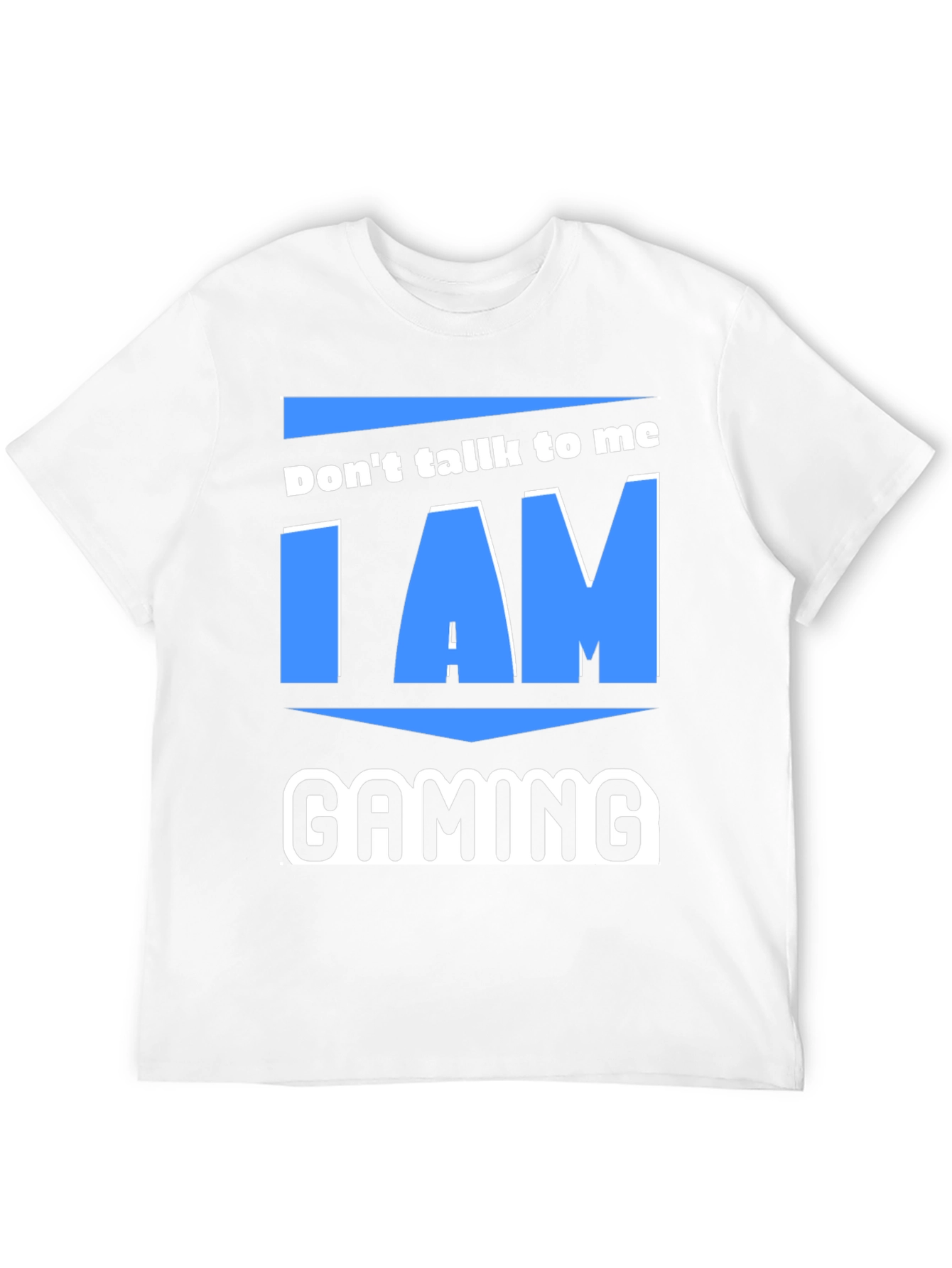Black Don't Talk To Me, I Am Gaming T-Shirt view 12