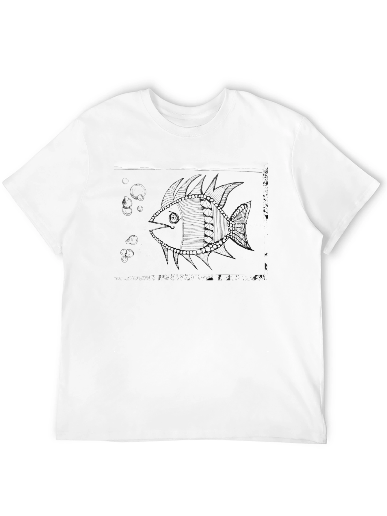 Black Black Fish Graphic Tee - Men's Style view 12
