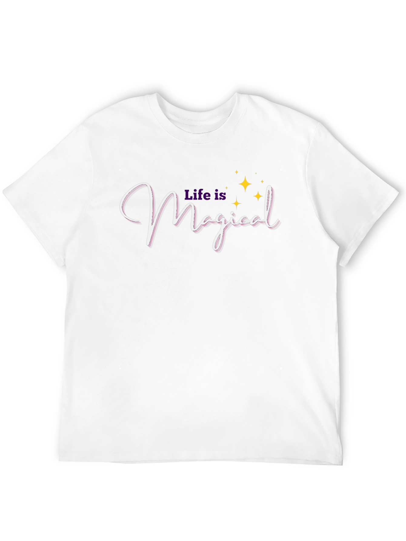 Black Life is Magical T-Shirt - Trendy Graphic Tee view 12