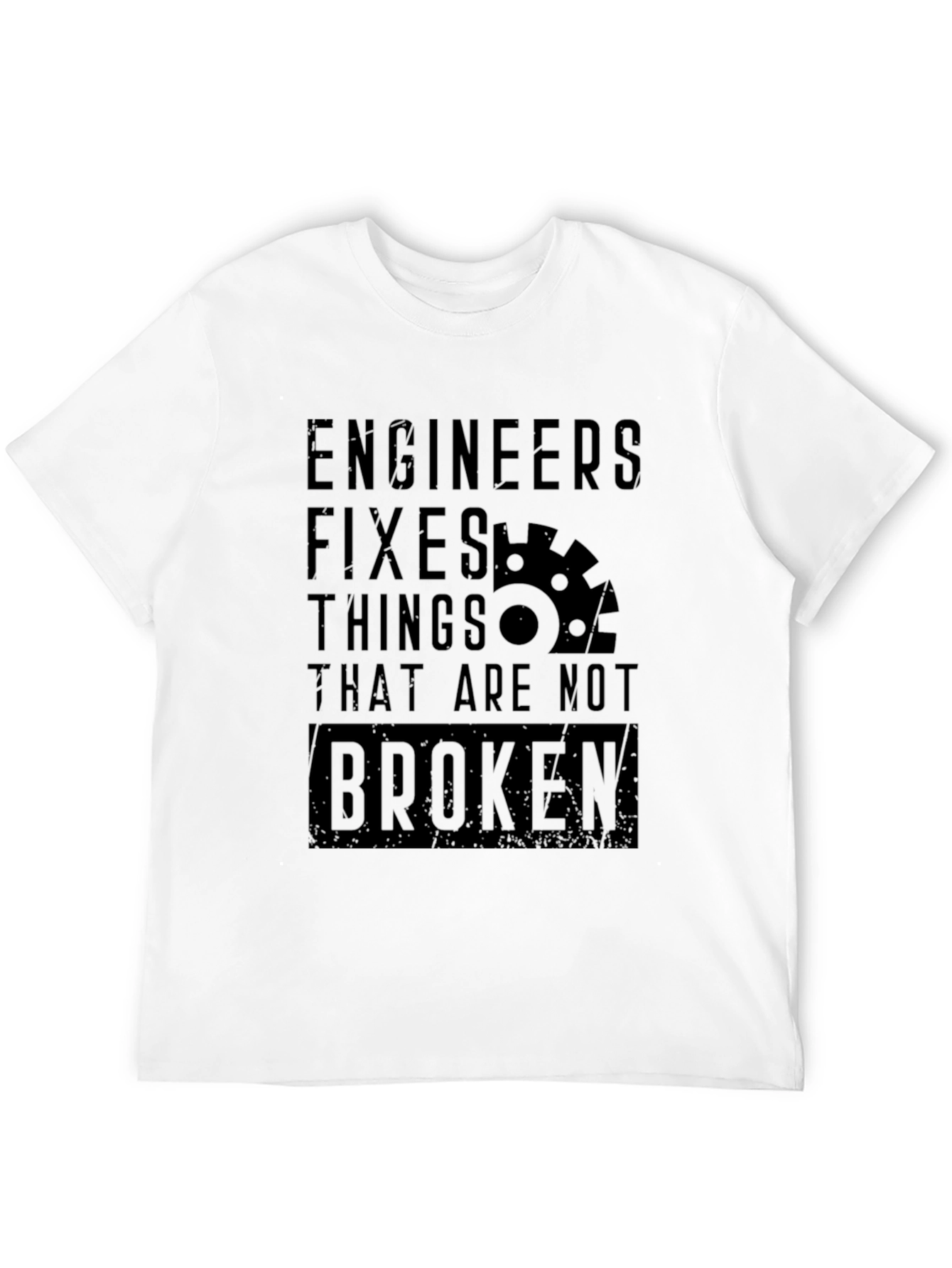 Black Engineer Fixes T-Shirt - Funny Engineering Humor view 12