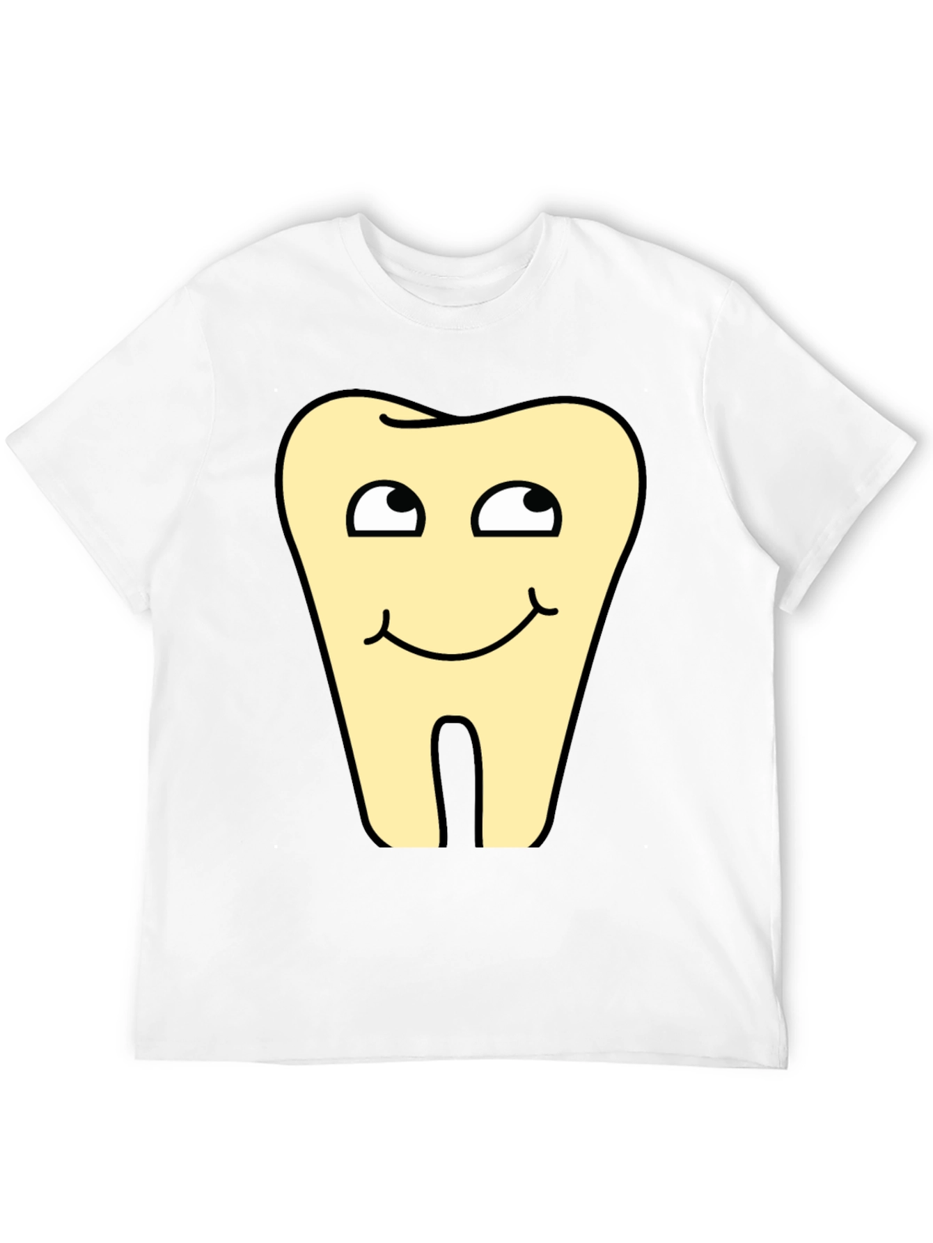 Black Funny Tooth Graphic Tee - Dentist Humor Shirt view 12
