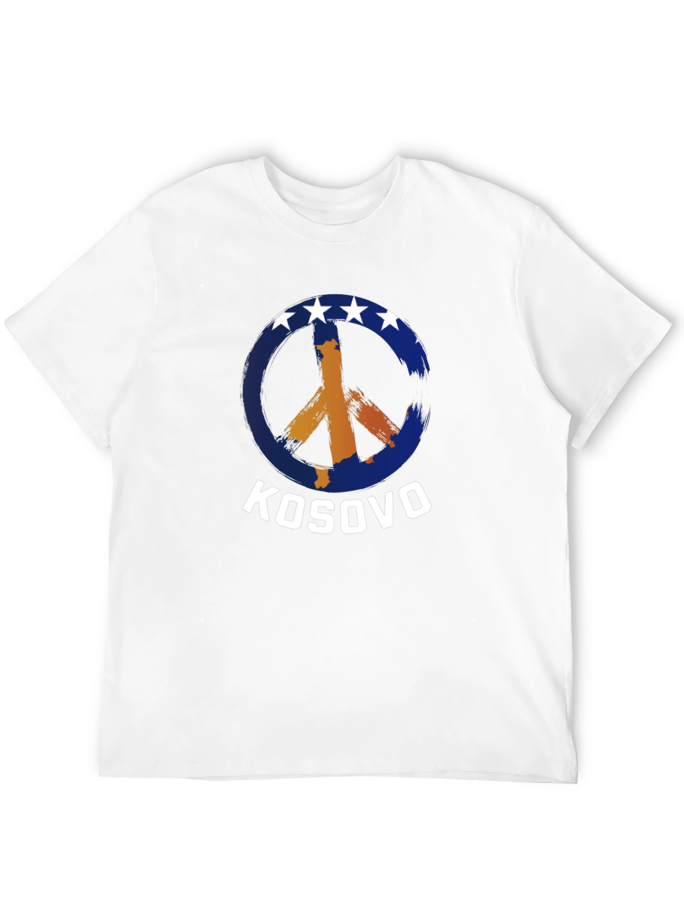 Kosovo Peace Sign Graphic T-Shirt - 12