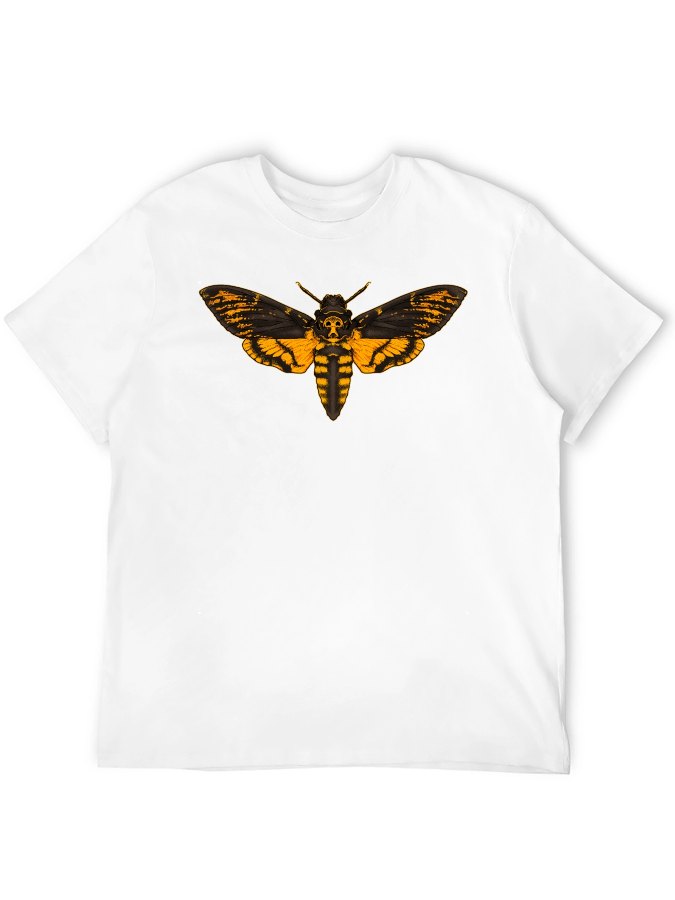 Black Death's Head Moth Graphic Tee - Black view 12